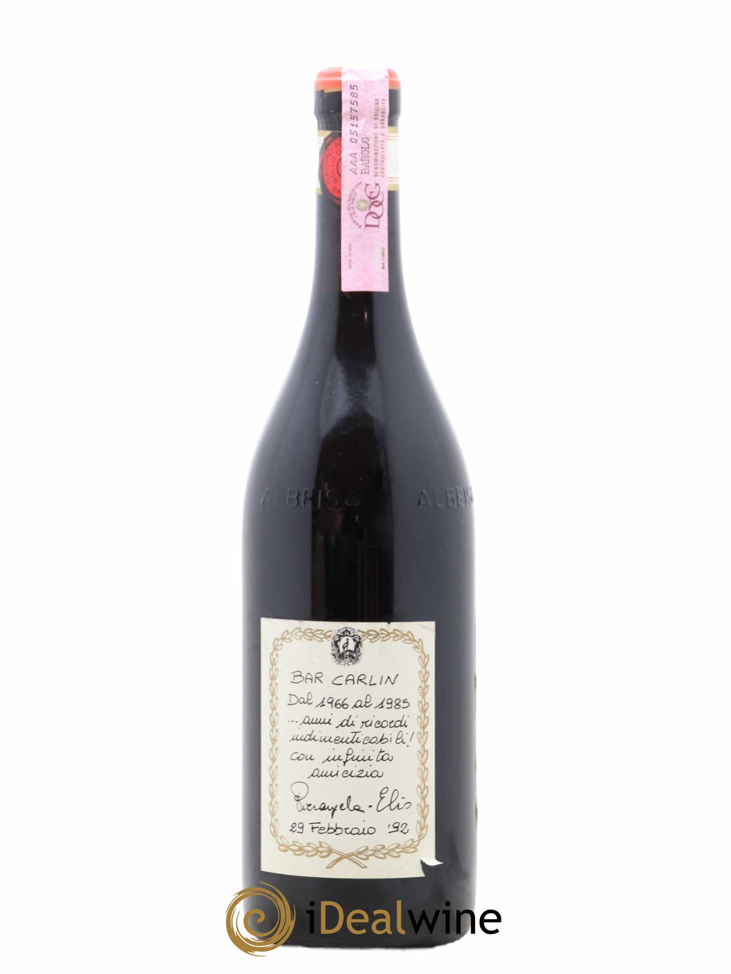 Barolo DOCG Borgogno Riserva 1985 - Lot de 1 bouteille - 1