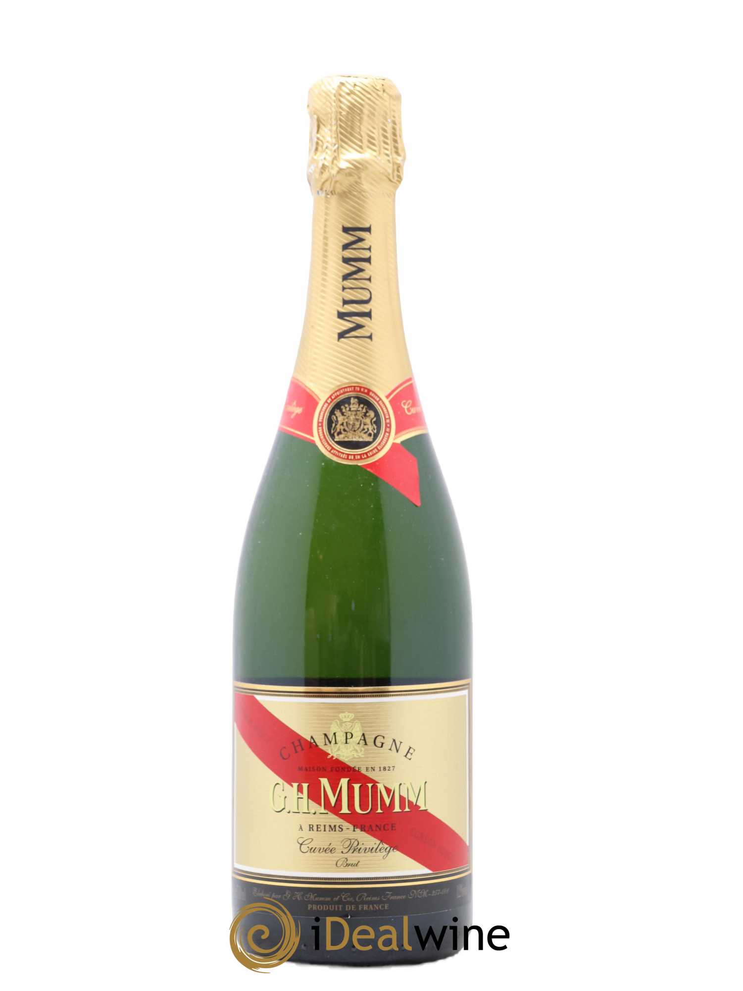 Cordon Rouge Mumm Cuvee Privilege Brut  - Lot de 1 bouteille - 0