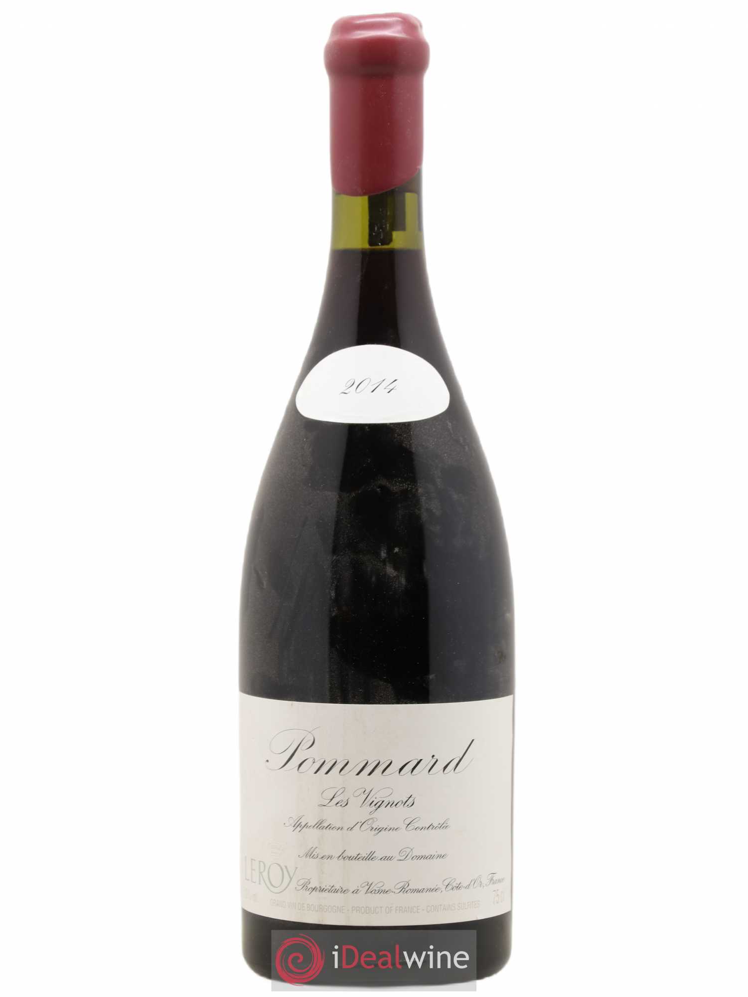 Pommard Les Vignots Leroy (Domaine) 2014 - Lot of 1 bottle - 0