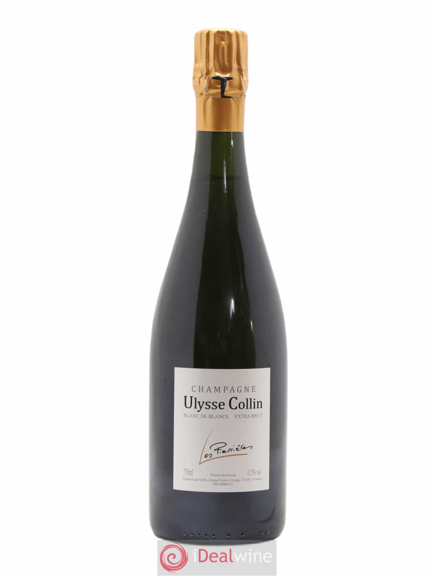 Blancs de Blancs Extra Brut Les Pierrières Ulysse Collin - Lot de 1 bouteille - 0