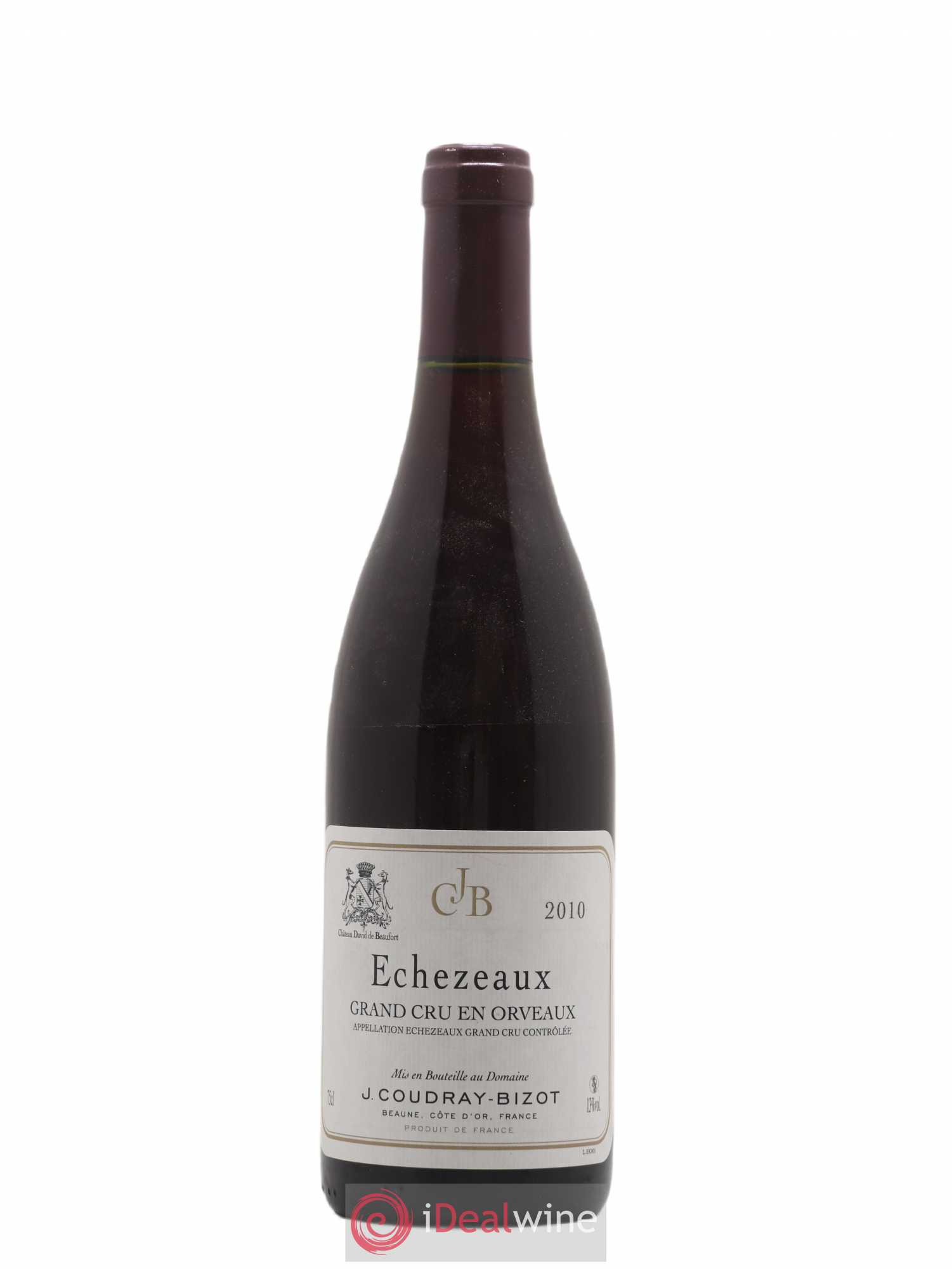 Echezeaux Grand Cru En Orveaux Coudray-Bizot 2010 - Lot de 1 bouteille - 0