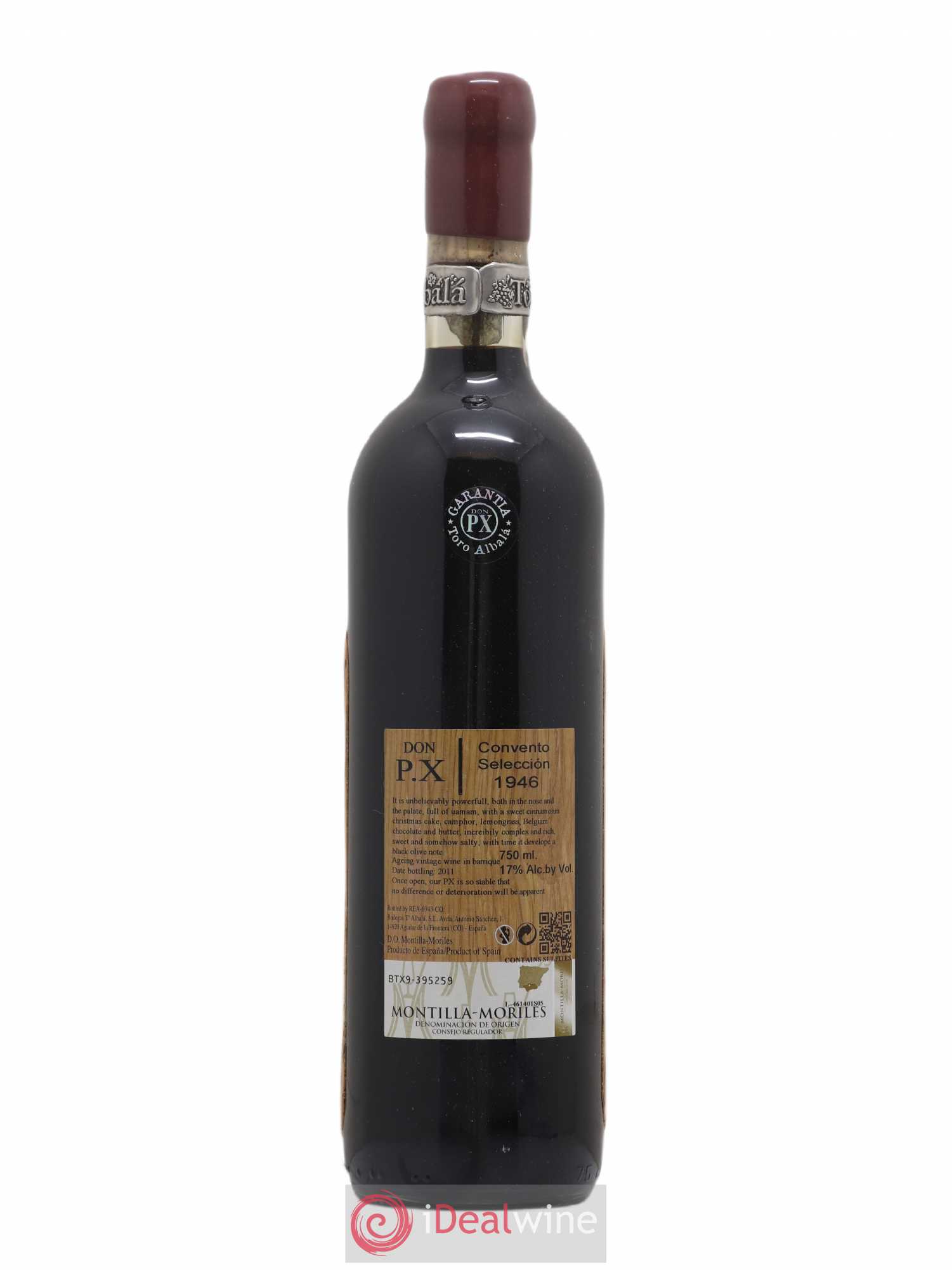 Montilla Moriles Don Px Toro Albala Convento Seleccion 1946 - Lotto di 1 bottiglia - 1