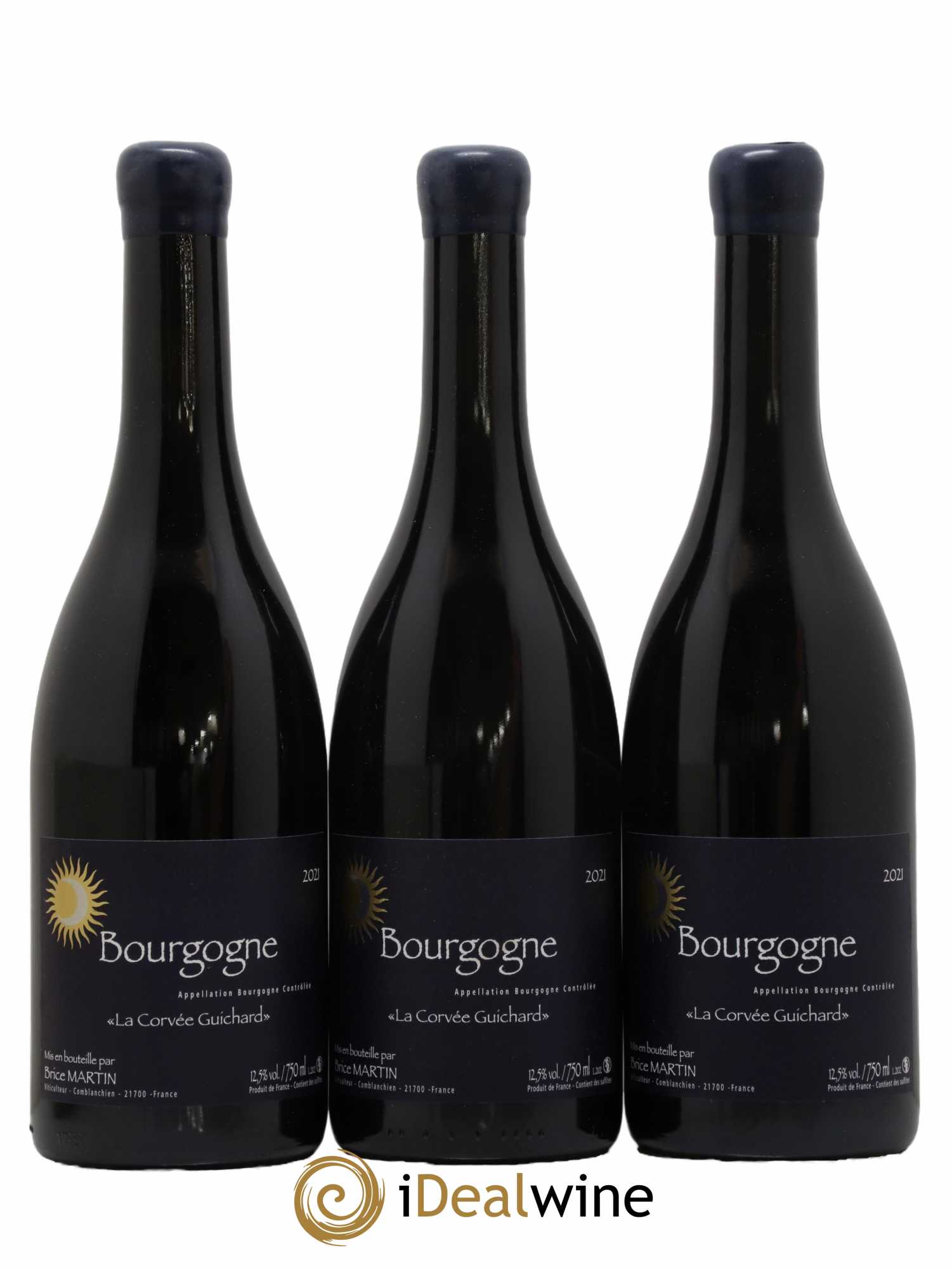 Bourgogne La Corvée Guichard Brice Martin 2021 - Posten von 3 Flaschen - 0