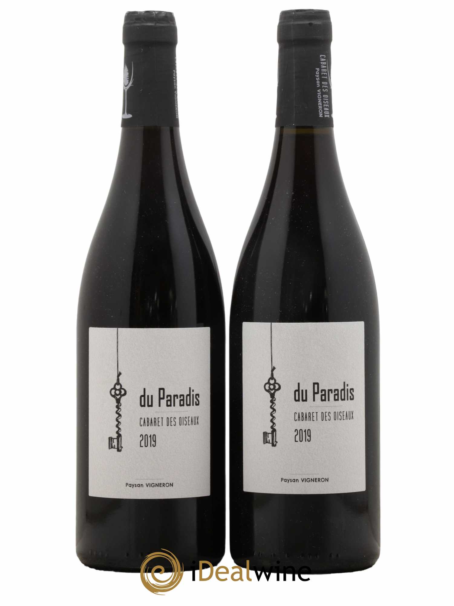 Vin de France Clé du Paradis Cabaret des Oiseaux 2019 - Lot of 2 bottles - 0