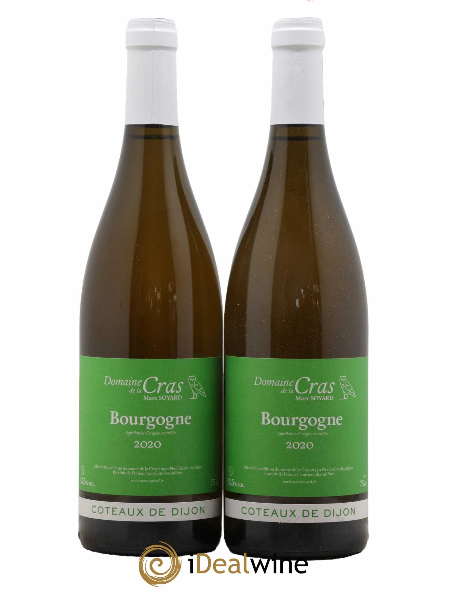 Bourgogne Domaine de la Cras - Marc Soyard  2020 - Lotto di 2 bottiglie - 0