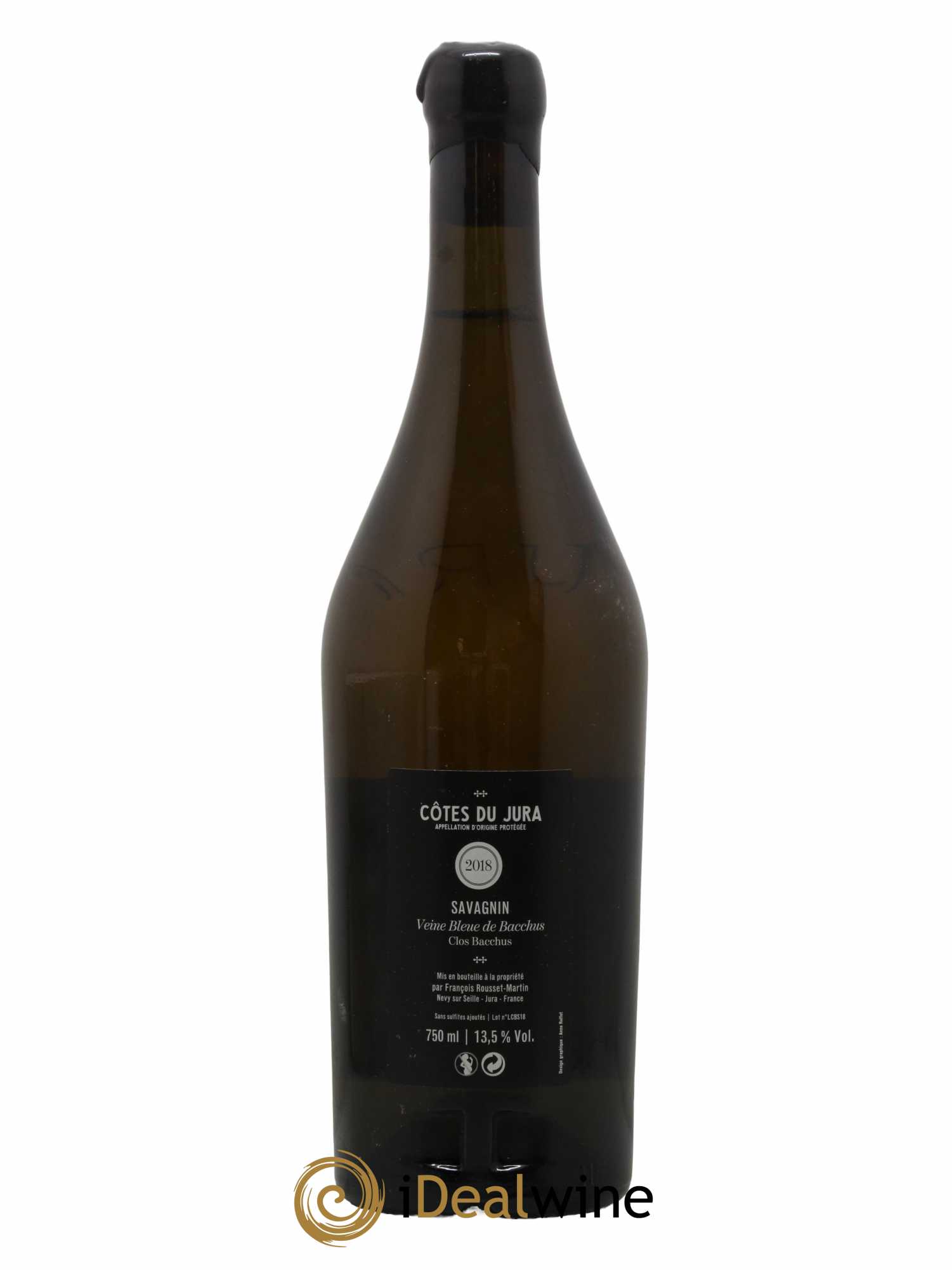 Côtes du Jura La Veine Bleue de Bacchus François Rousset Martin 2018 - Lot of 1 bottle - 1