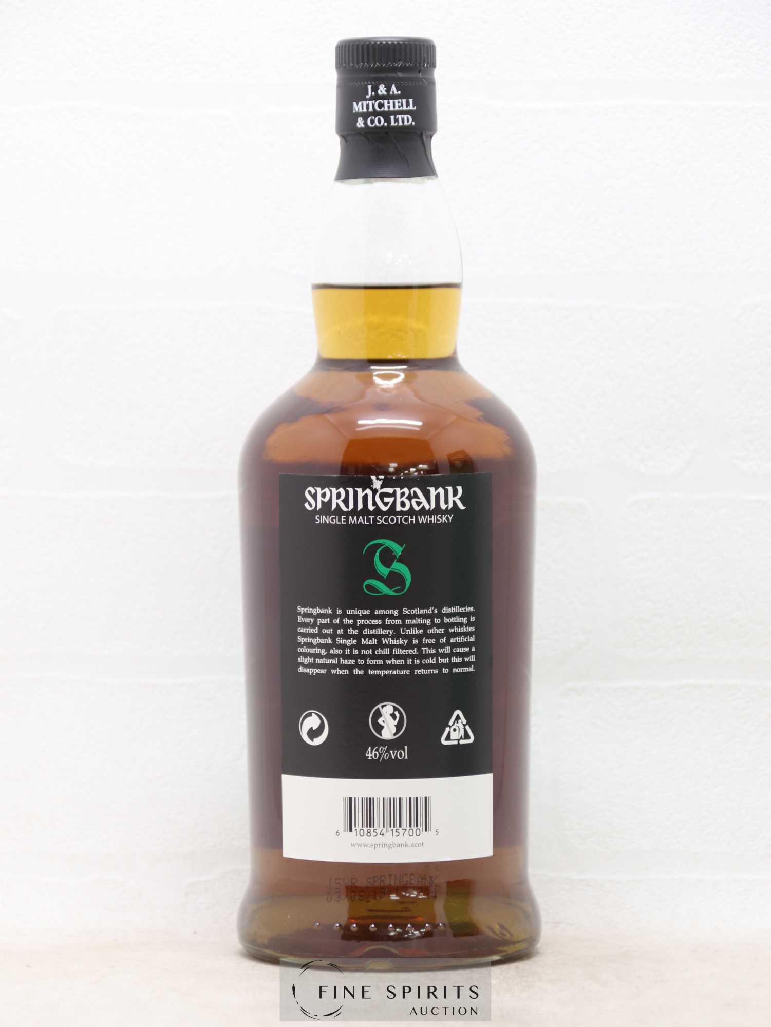 Springbank 15 years Of. Green Label - Lot of 1 bottle - 2