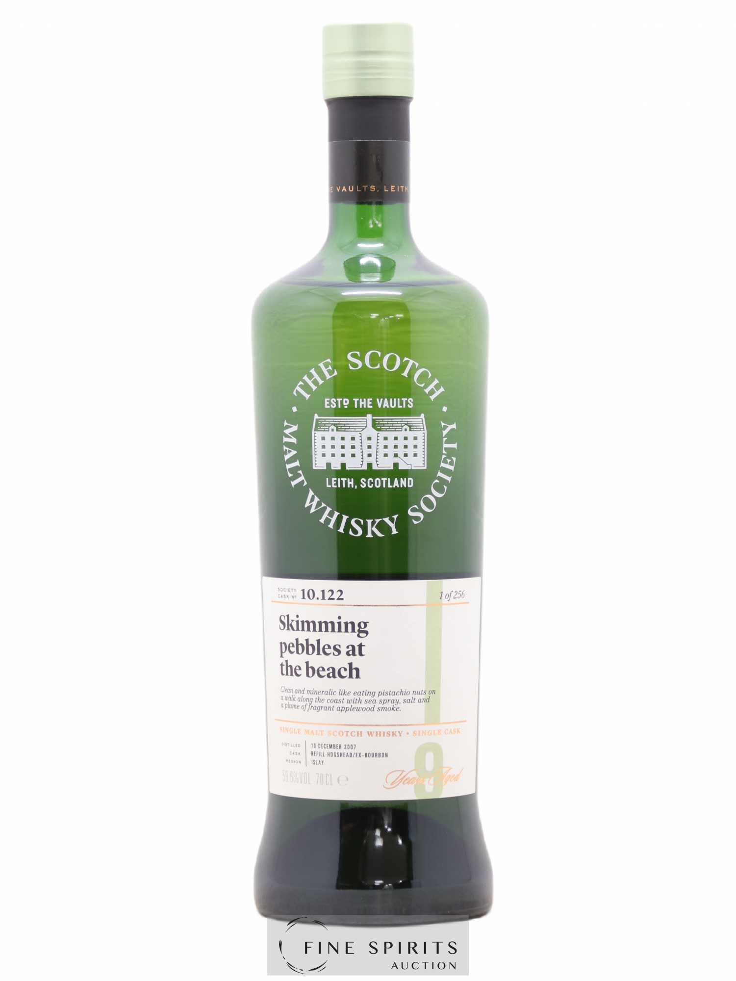 Skimming Pebbles at the Beach 9 years 2007 The Scotch Malt Whisky Society Cask n°10.122 - One of 256 - Lot de 1 bouteille - 0