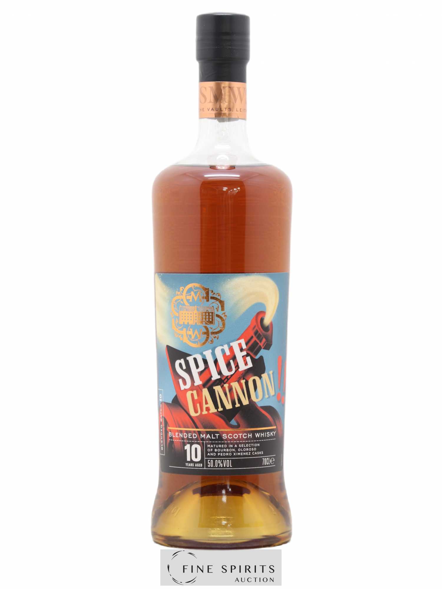 Spice Cannon 10 years The Scotch Malt Whisky Society Blended Batch 10 Bourbon Oloroso and Pedro Ximenez Casks - Lotto di 1 bottiglia - 0