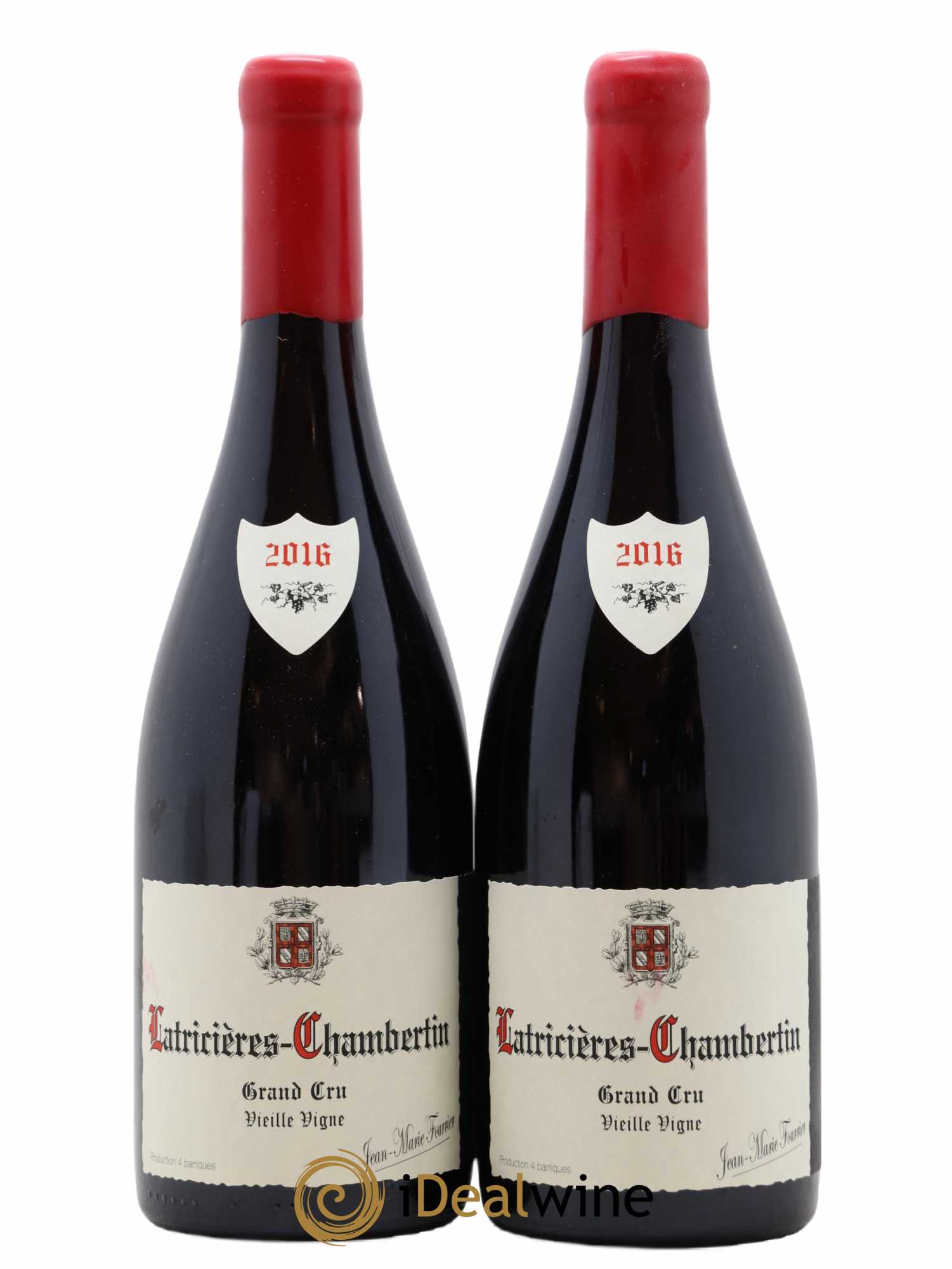 Latricières-Chambertin Grand Cru Vieilles vignes Domaine Fourrier 2016 - Lot de 2 bouteilles - 0