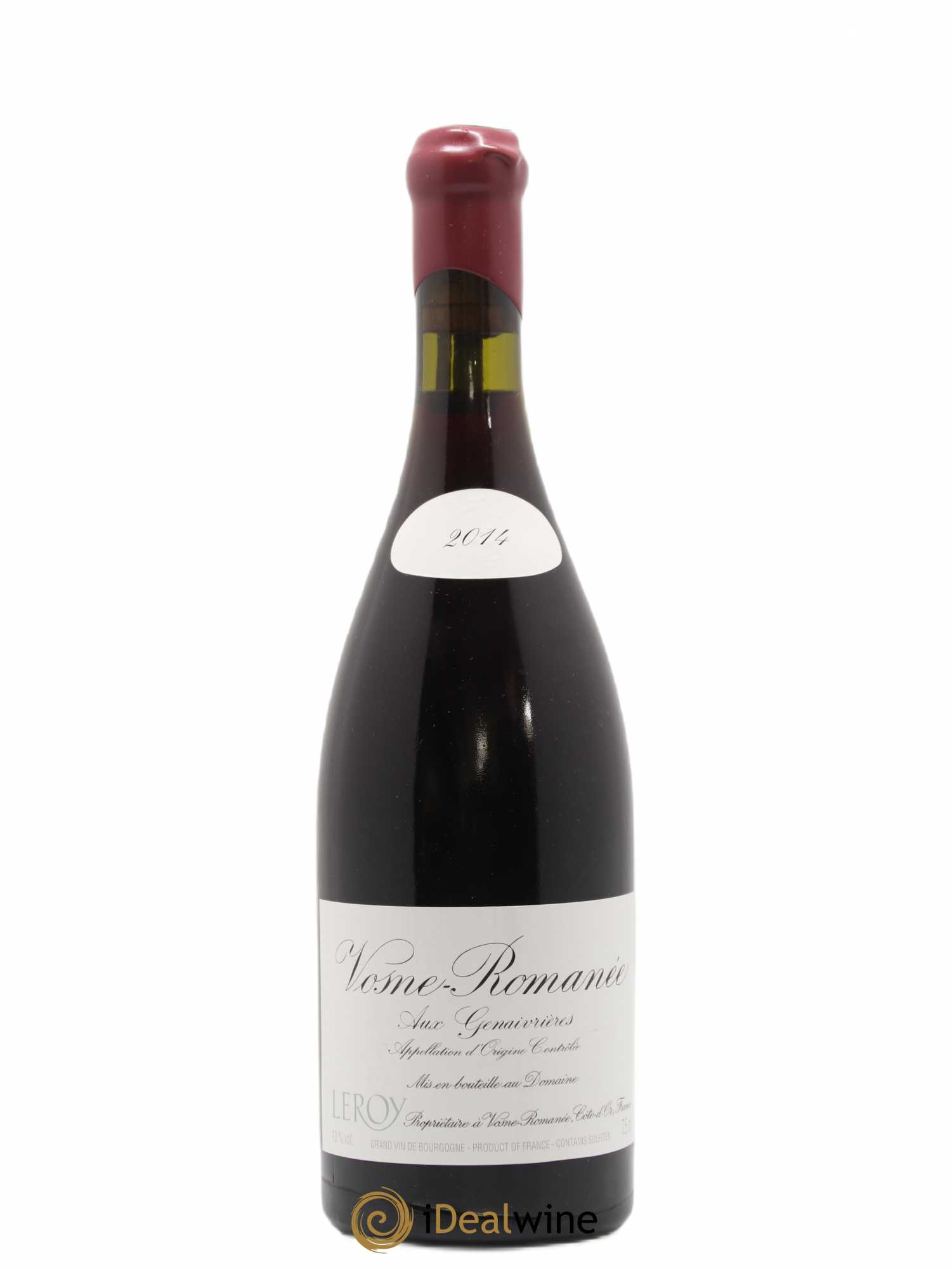 Vosne-Romanée Les Genaivrières Leroy (Domaine) 2014 - Lot of 1 bottle - 0