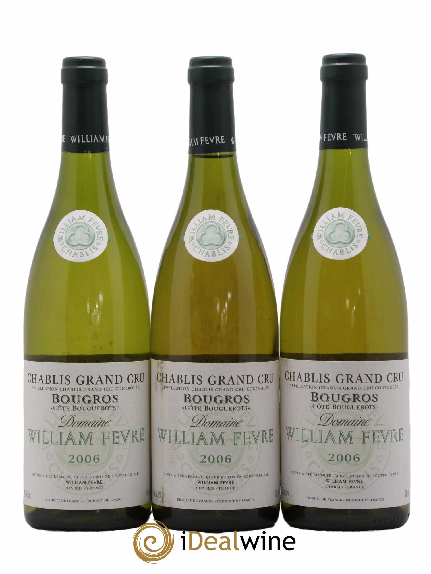 Chablis Grand Cru Bougros Côte Bouguerots William Fèvre 2006 - Posten von 6 Flaschen - 1