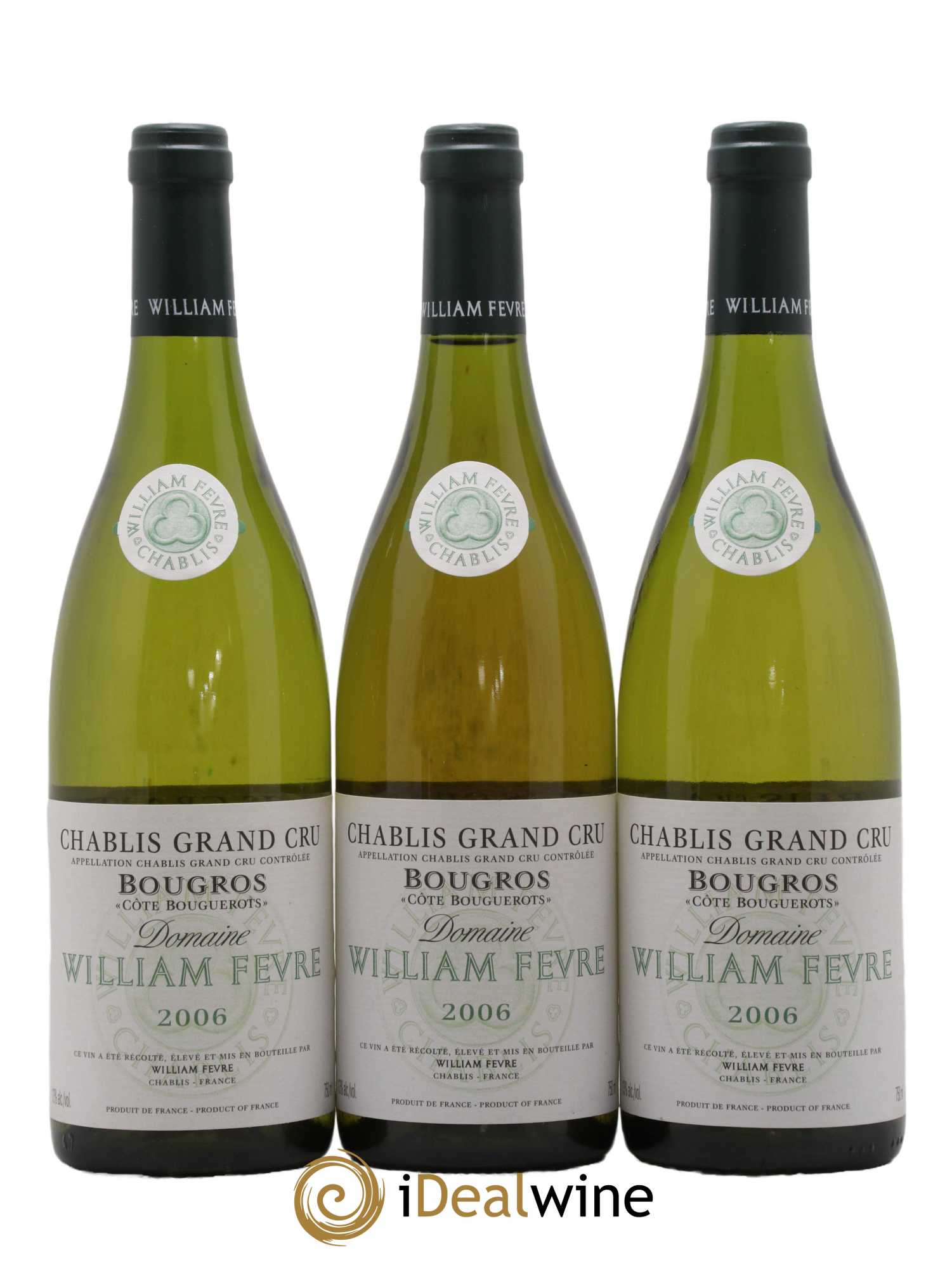 Chablis Grand Cru Bougros Côte Bouguerots William Fèvre 2006 - Posten von 6 Flaschen - 2