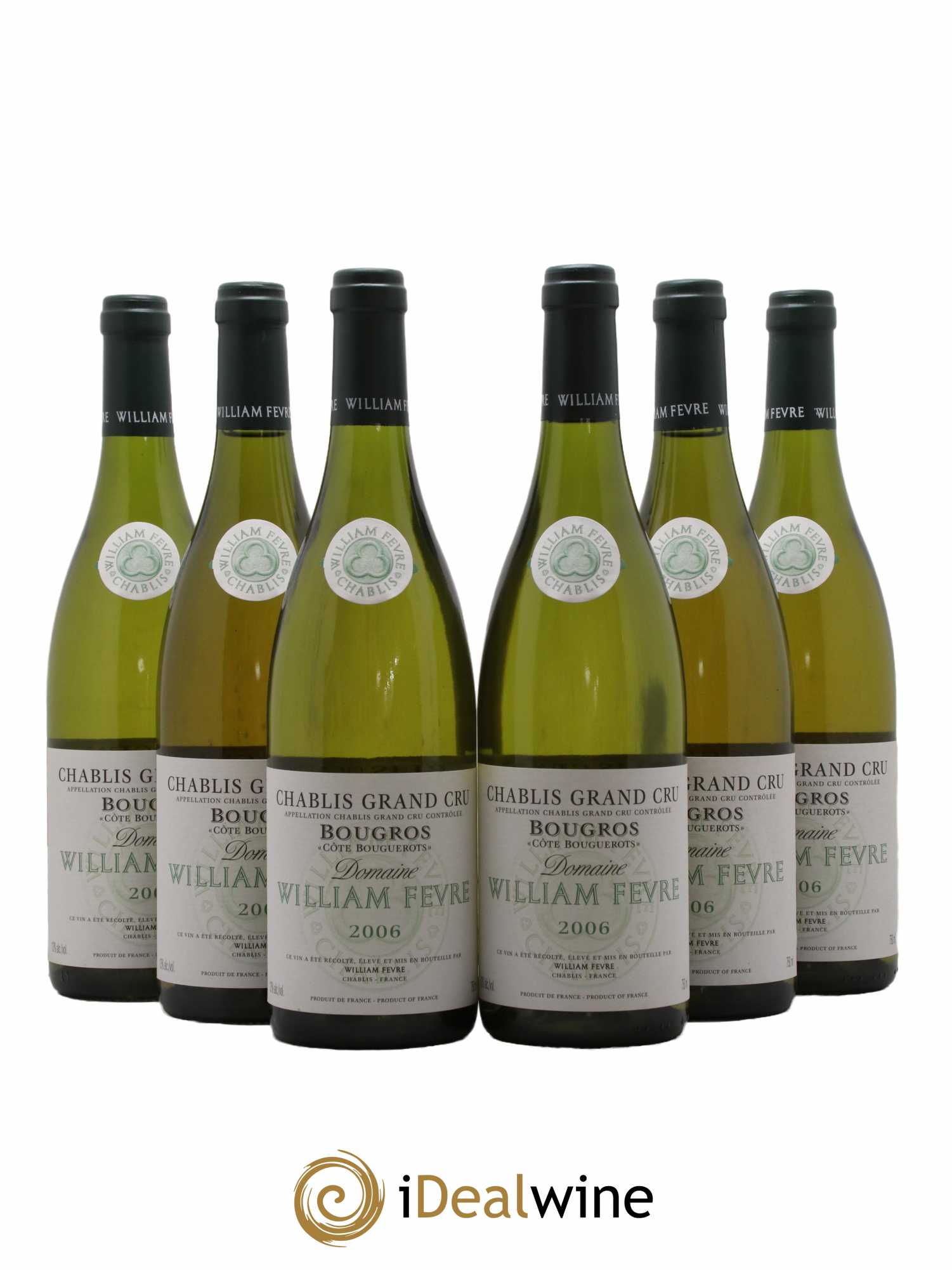 Chablis Grand Cru Bougros Côte Bouguerots William Fèvre 2006 - Posten von 6 Flaschen - 0