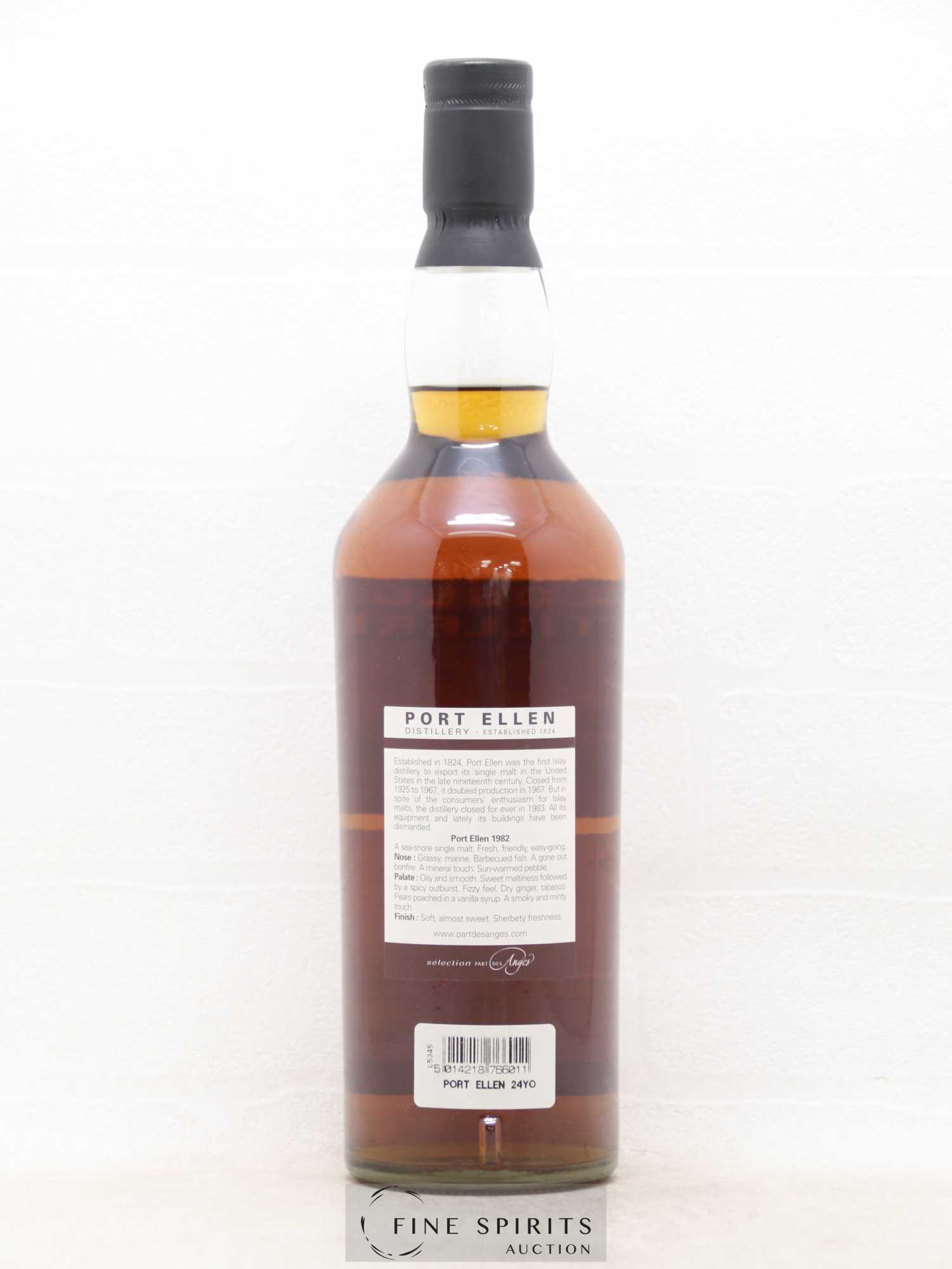 Port Ellen 24 years 1982 Part des Anges Closed Distilleries Cask n°PDA359 - One of 562 - bottled 2006 Limited Edition - Lot de 1 bouteille - 1