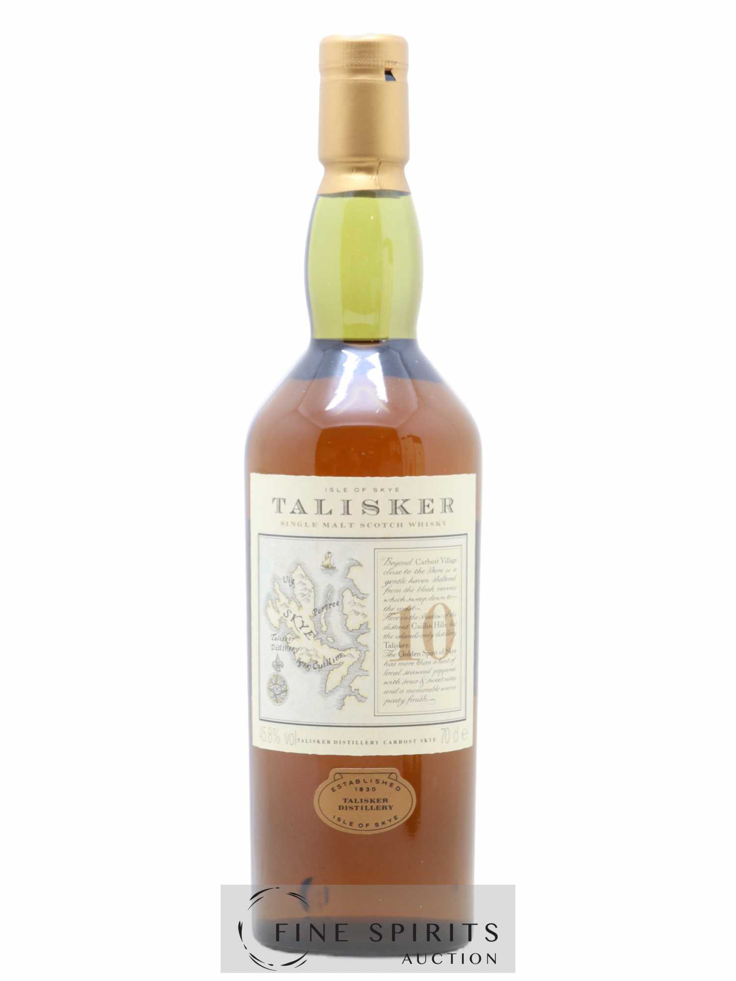 Talisker 10 years Of. The Golden Spirit Of Skye Classic Malts - Lot de 1 bouteille - 1