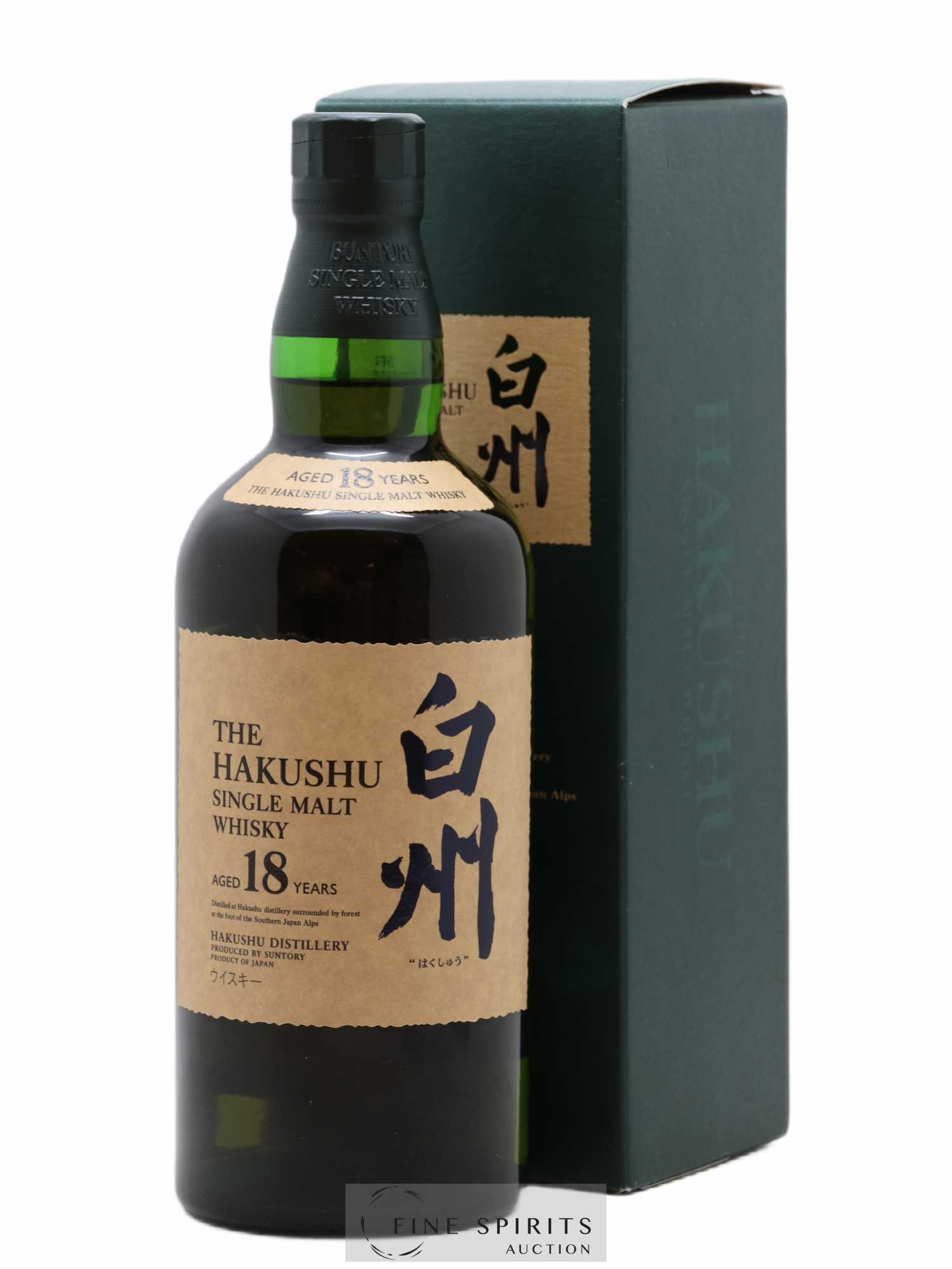 Hakushu 18 years Of. Suntory - Lot de 1 bouteille - 0