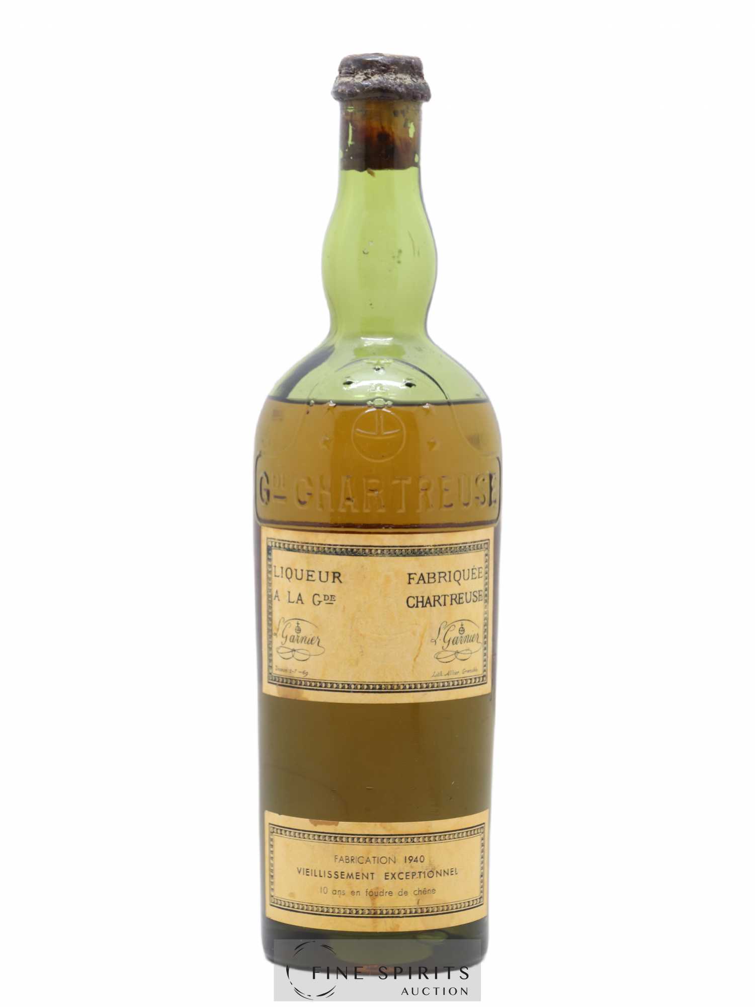 Chartreuse 10 years 1940 Of. Vieillissement Exceptionnel One of 800 - Lot of 1 bottle - 0