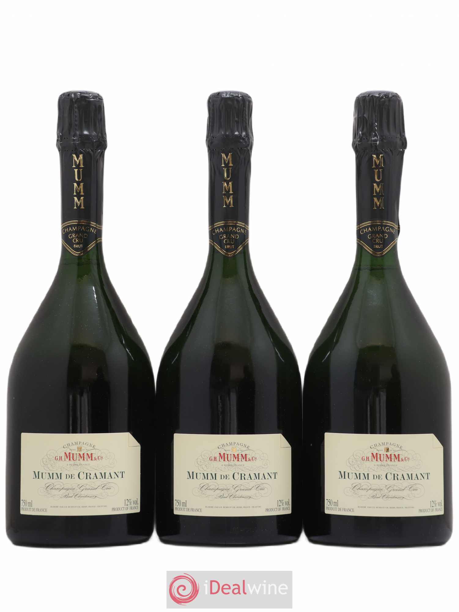 Mumm de Cramant Mumm Brut - Lot of 3 bottles - 0