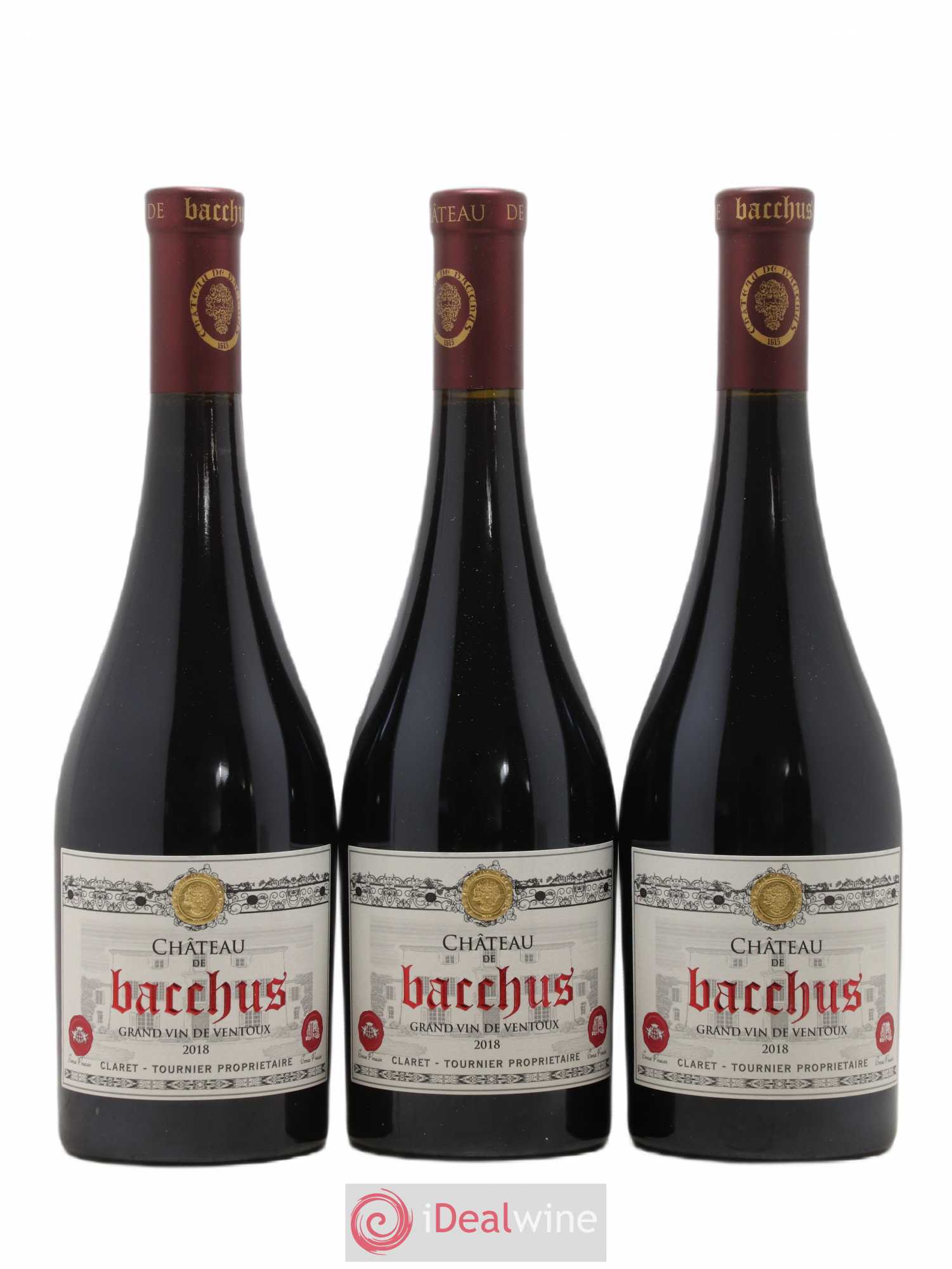 Ventoux (Côtes du Ventoux) Château de Bacchus 2018 - Lotto di 6 bottiglie - 2