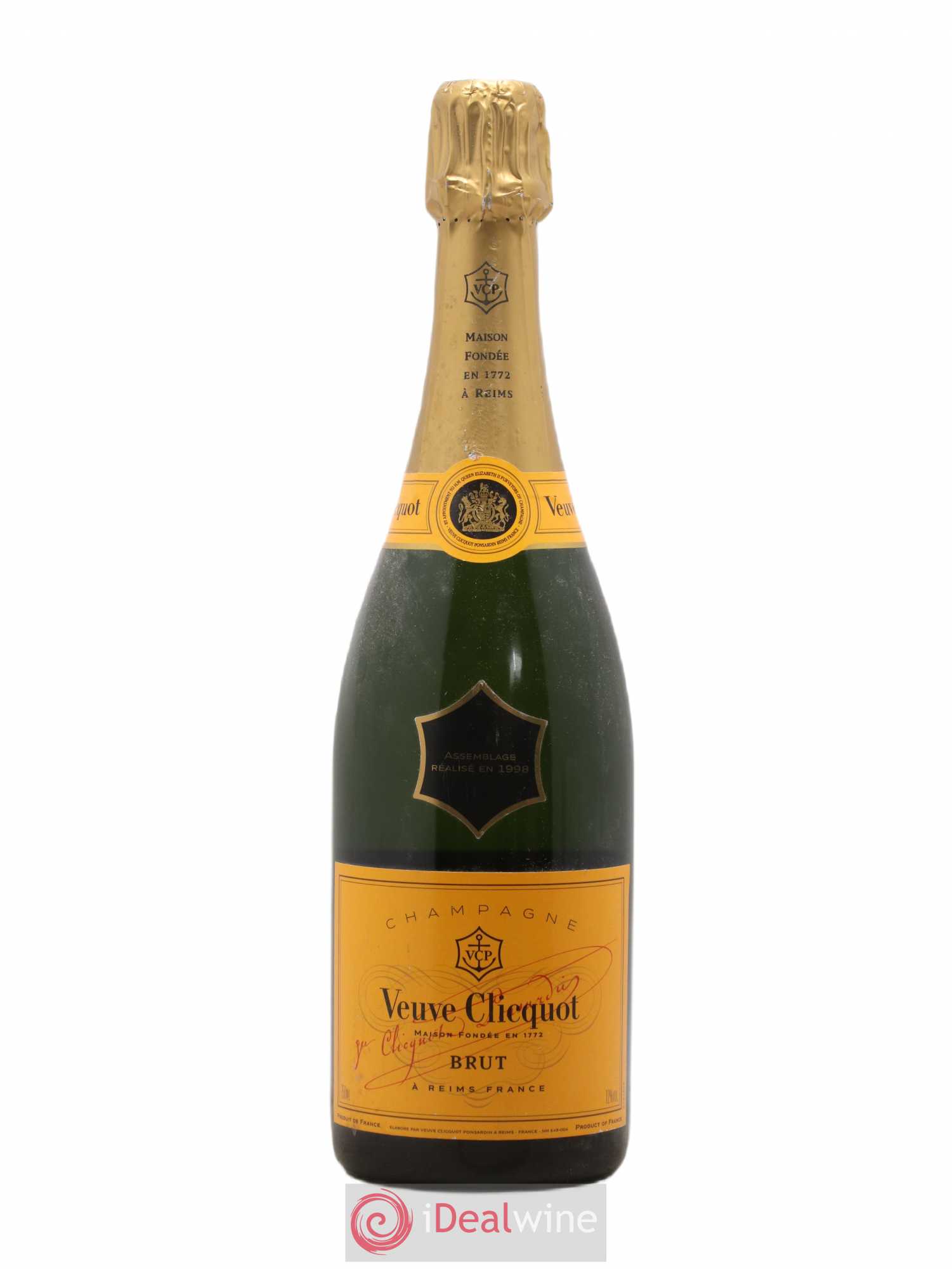 Brut Carte Jaune Veuve Clicquot Ponsardin Assemblage en 1998 - Lot de 1 bouteille - 0