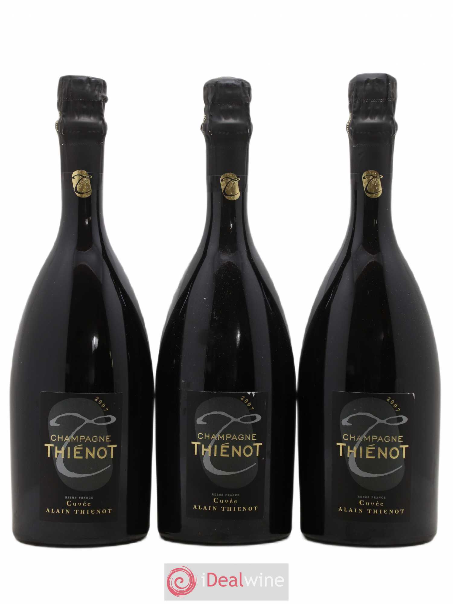 Champagne Thienot Cuvée Alain Thienot 2007 - Lot de 3 bouteilles - 0