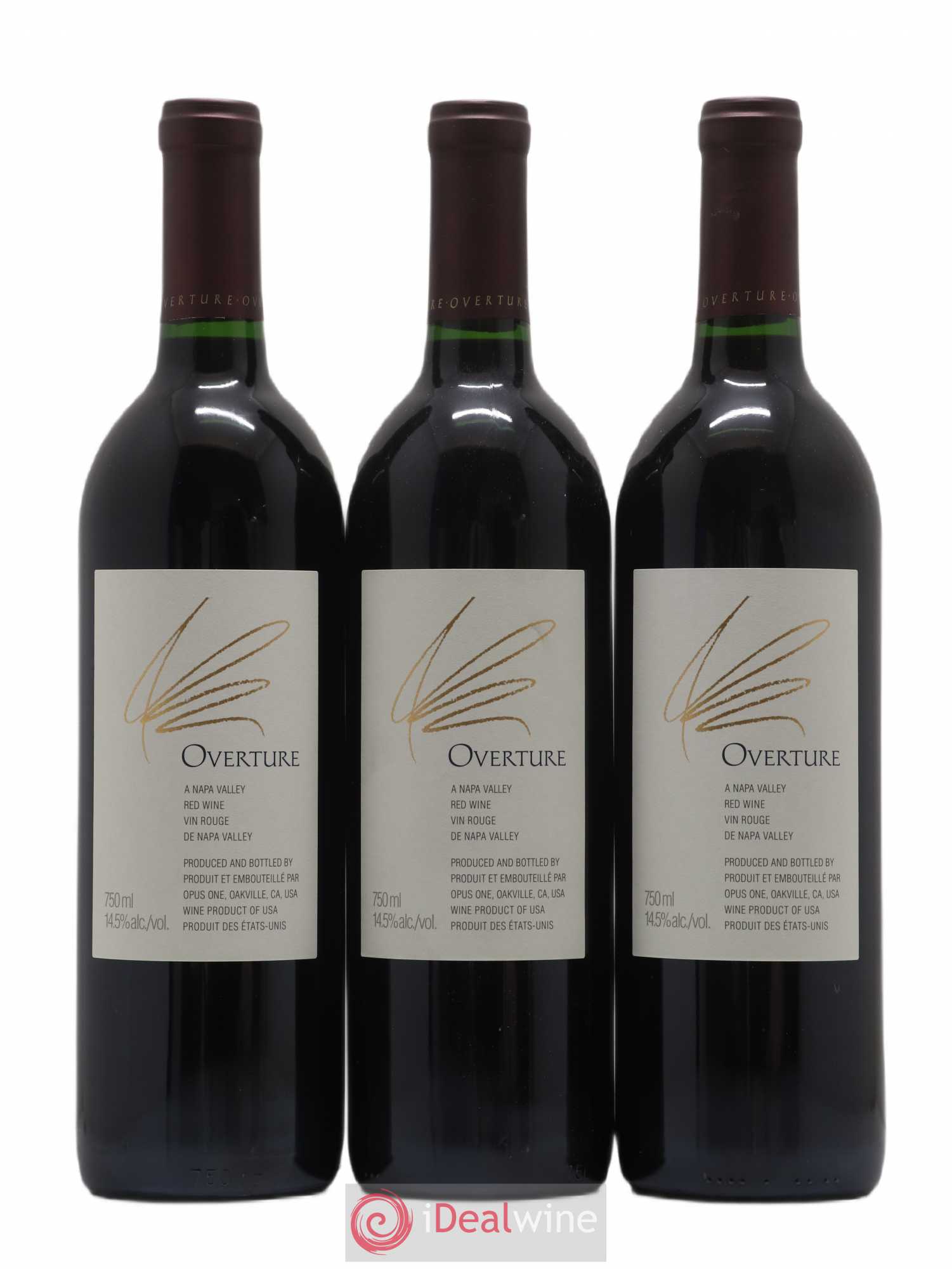 Napa Valley Opus One  Overture Robert Mondavi - Lot de 3 bouteilles - 0