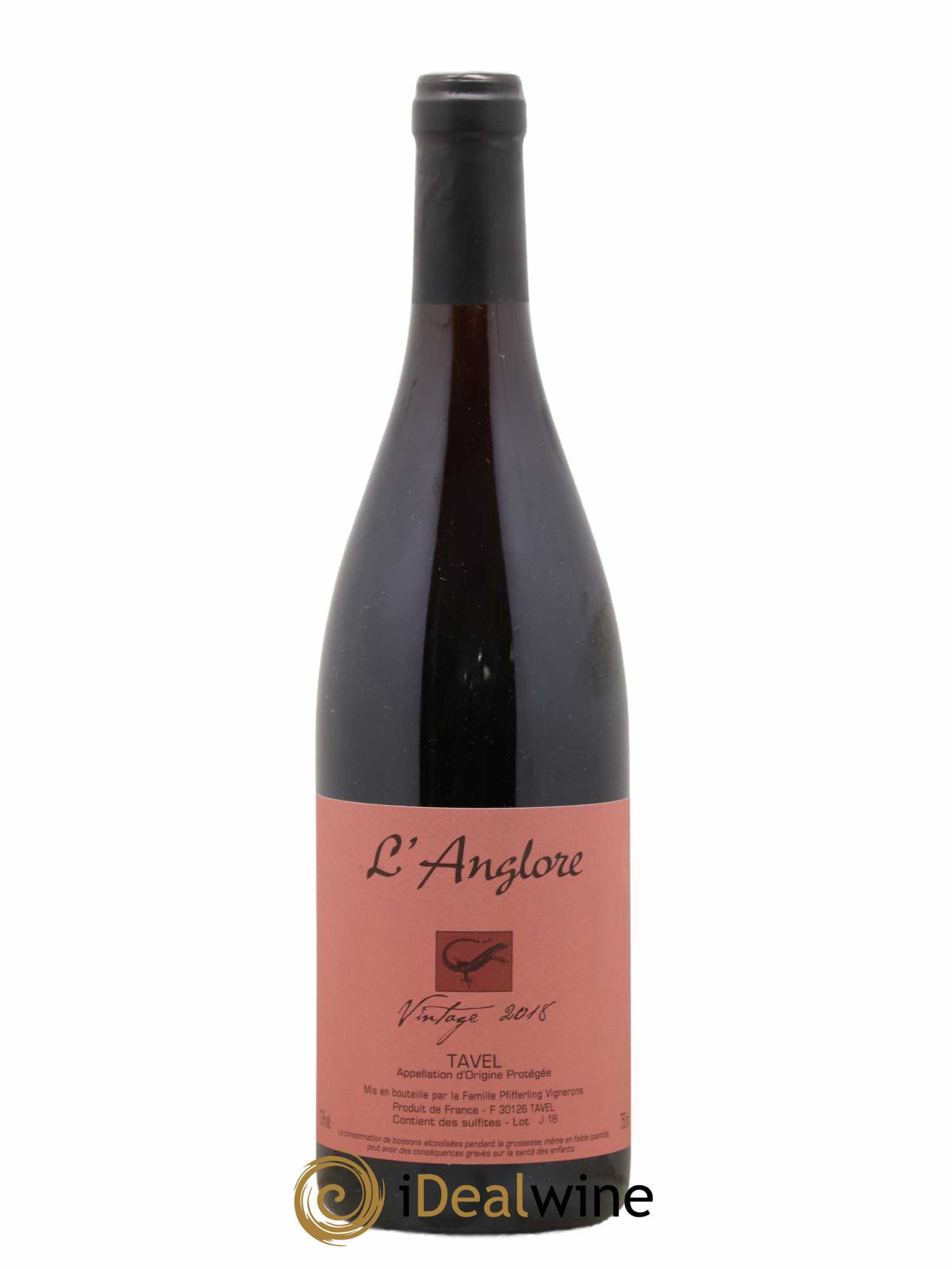 Tavel Vintage L'Anglore 2018 - Lot of 1 bottle - 0