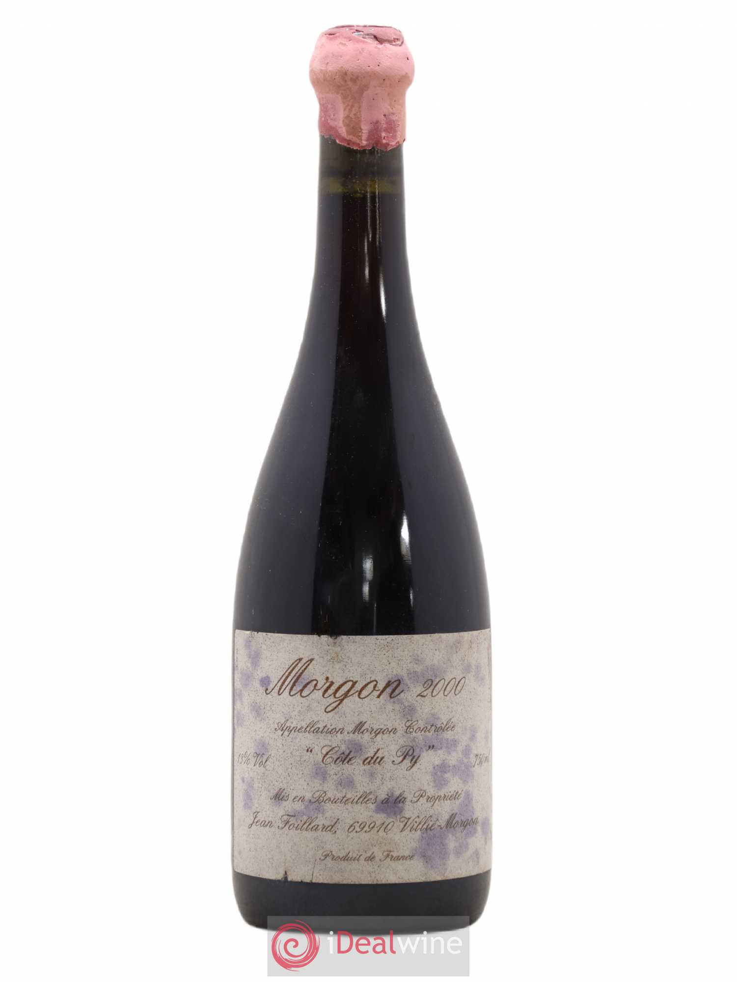 Morgon Côte du Py Jean Foillard 2000 - Lot de 1 bouteille - 0