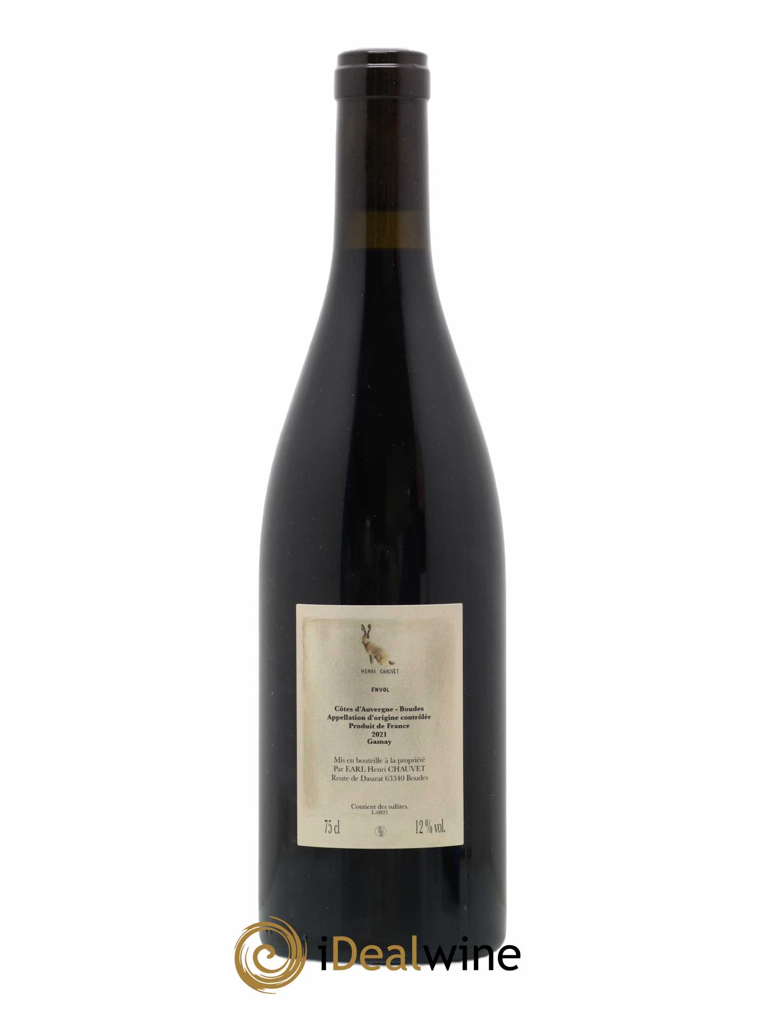 Vin de France Côtes d'Auvergne L'Envol Henri Chauvet 2021 - Lot de 1 bouteille - 1