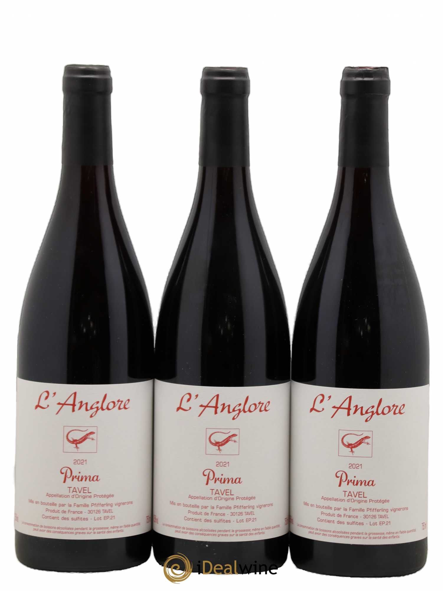 Tavel Prima L'Anglore 2021 - Lot de 6 bouteilles - 2