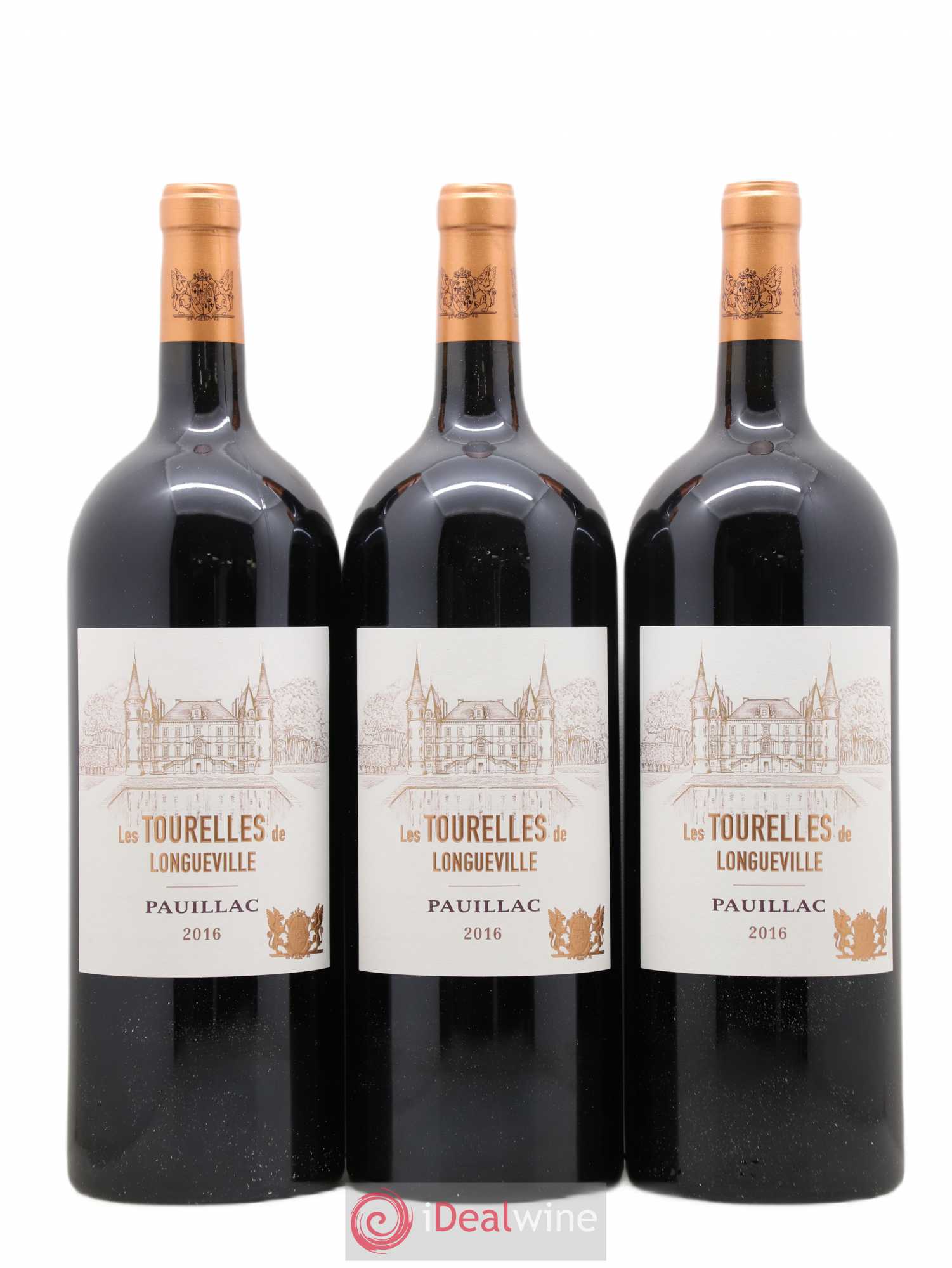 Les Tourelles de Longueville Second Vin  (no reserve) 2016 - Lot of 6 magnums - 1