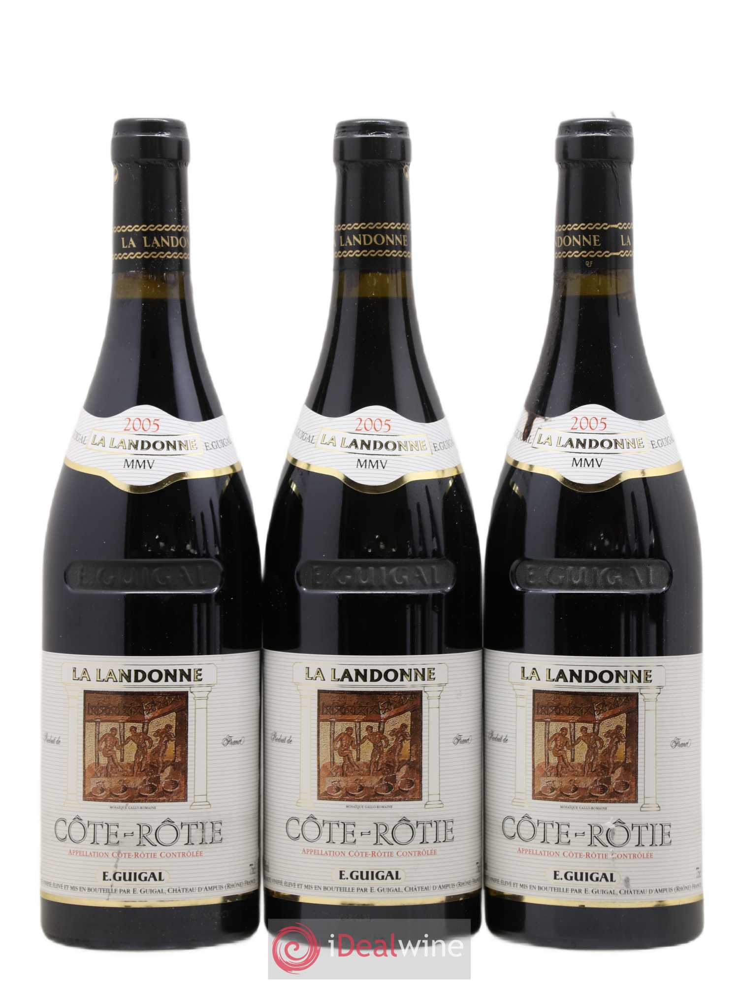 Côte-Rôtie La Landonne Guigal  (no reserve) 2005 - Lot of 6 bottles - 1