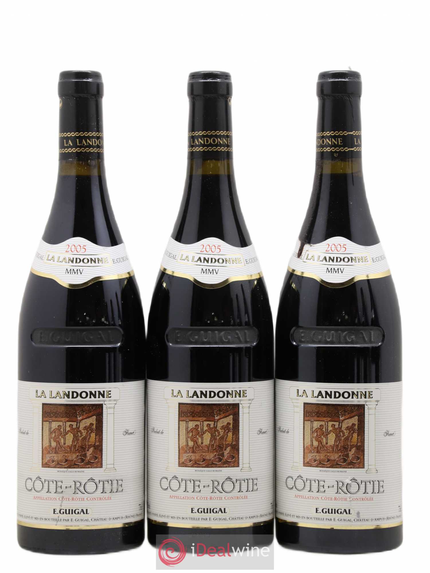 Côte-Rôtie La Landonne Guigal  (no reserve) 2005 - Lot of 6 bottles - 3