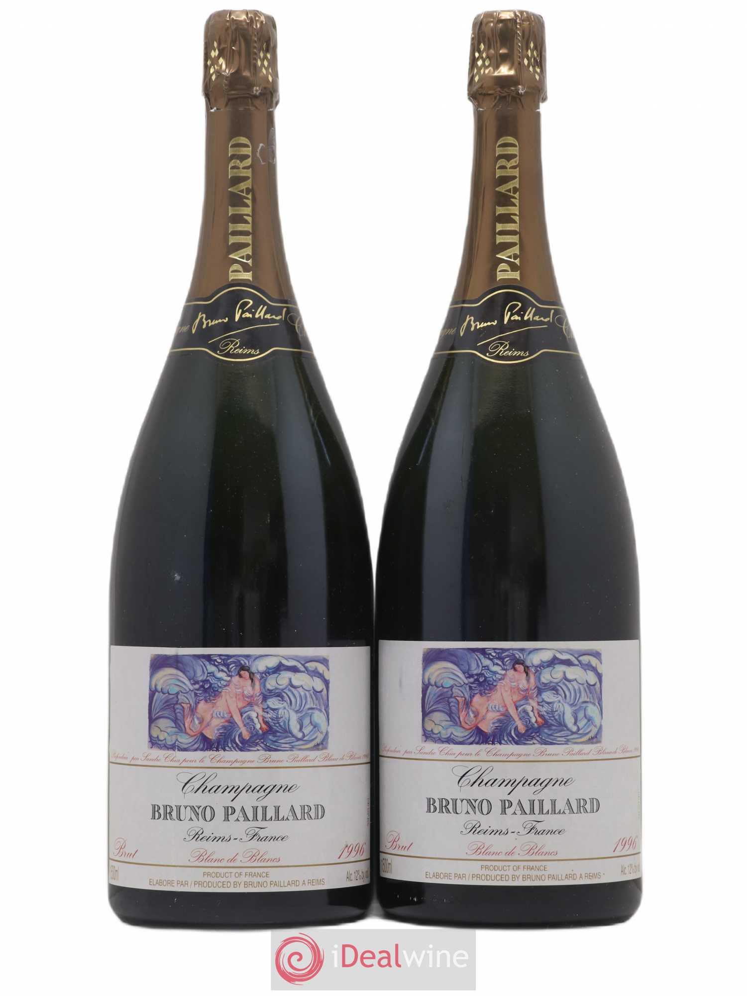 Brut Millésime Bruno Paillard Blanc de Blancs 1996 - Lot de 2 magnums - 0