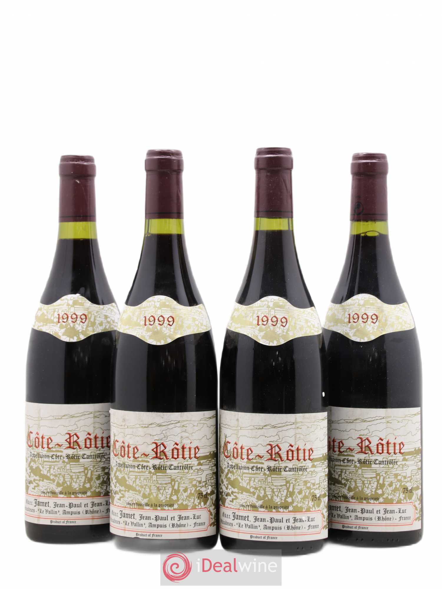 Côte-Rôtie Jamet (Domaine) 1999 - Lot of 4 bottles - 0