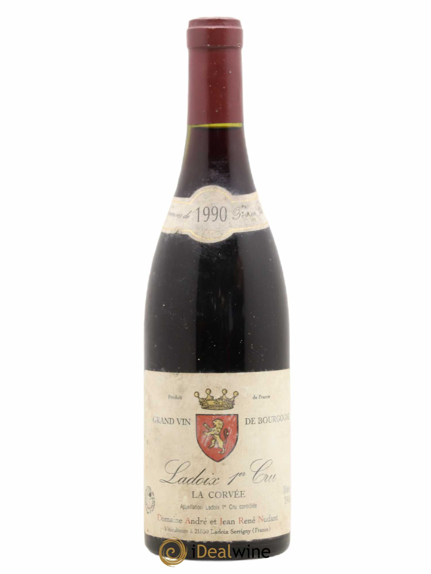 Ladoix 1er Cru La Corvée Domaine Nudant 1990 - Lot de 1 bouteille - 0