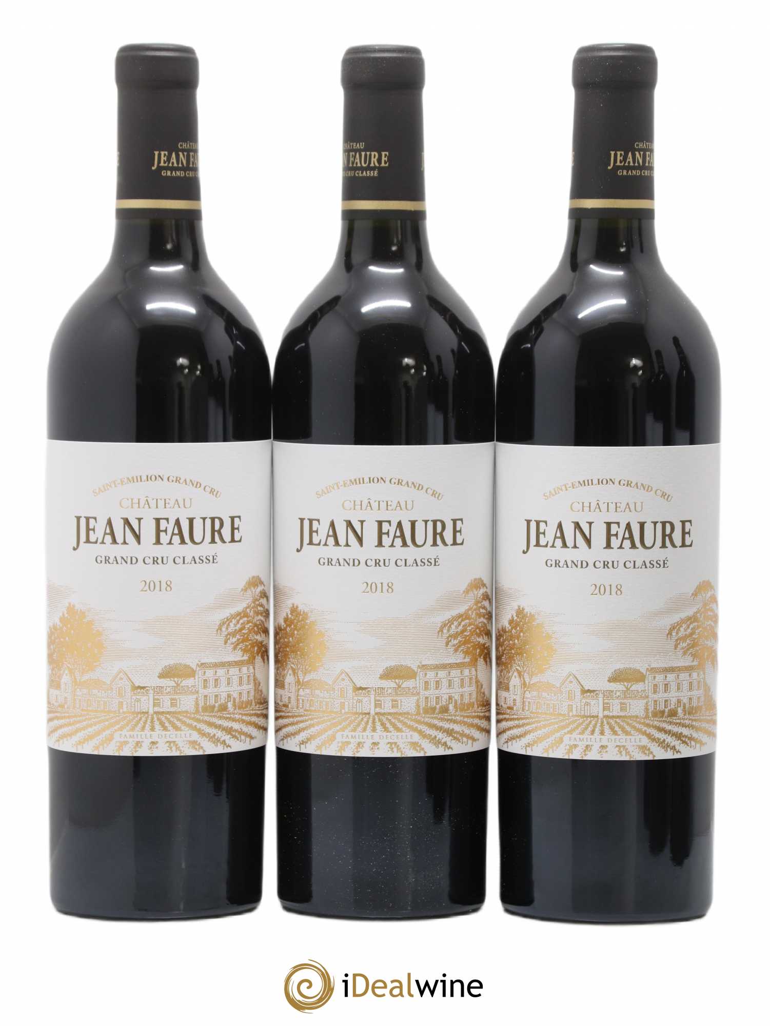 Château Jean Faure Grand Cru Classé 2018 - Lot de 6 bouteilles - 1