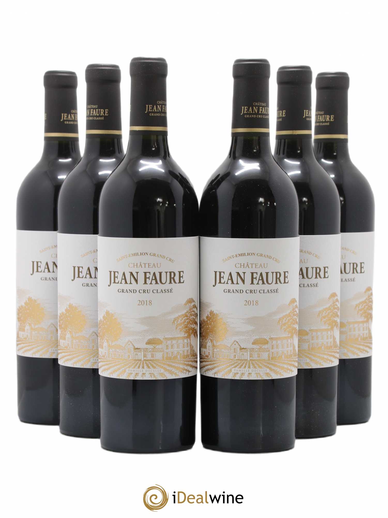 Château Jean Faure Grand Cru Classé 2018 - Lot de 6 bouteilles - 0