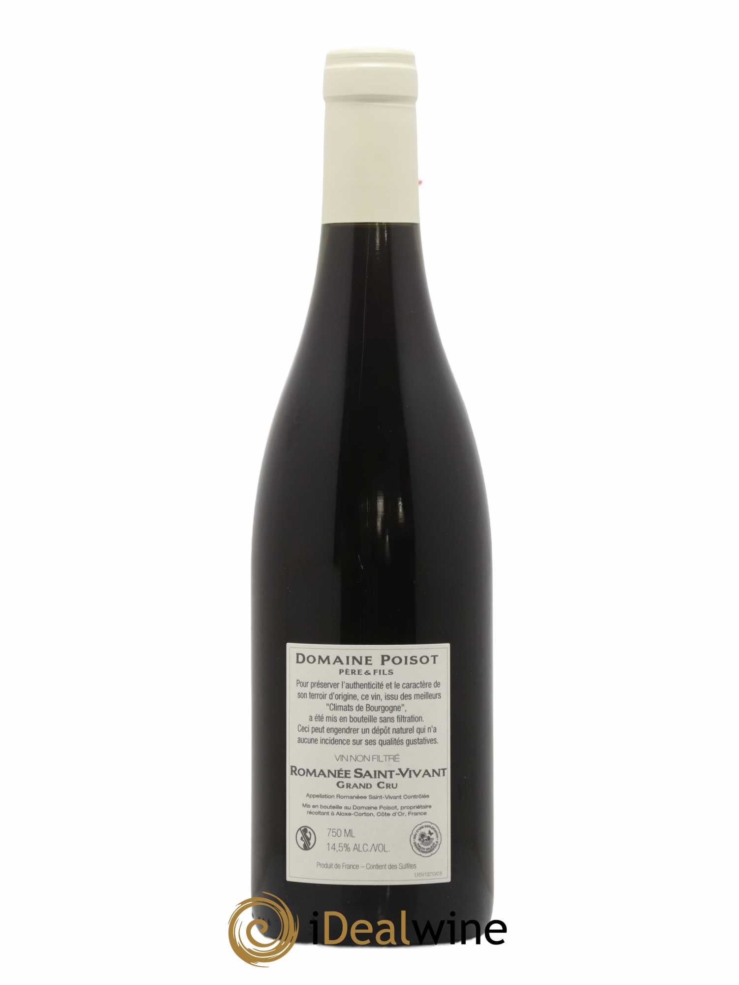 Romanée-Saint-Vivant Grand Cru Poisot Père & Fils 2019 - Lot de 1 bouteille - 1