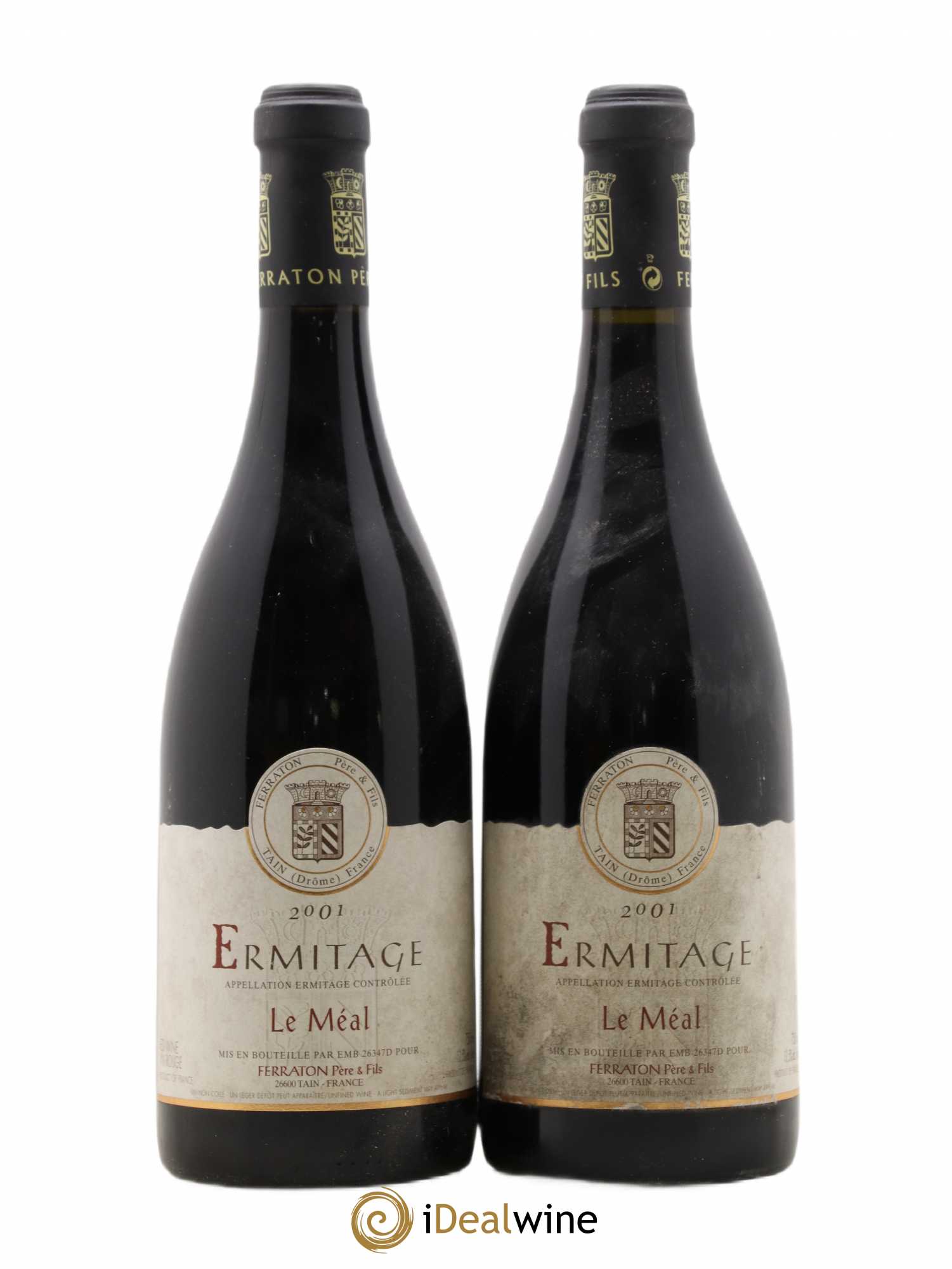 Hermitage Ermitage Le Méal Ferraton Père et Fils (Domaine) 2001 - Lot de 2 bouteilles - 0