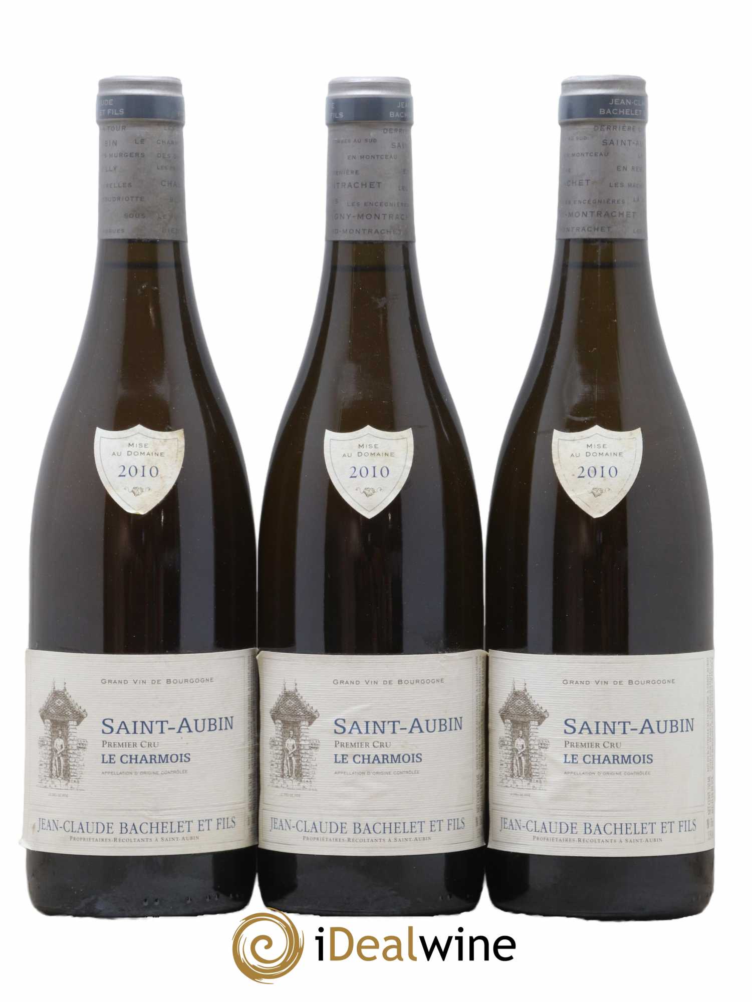 Saint-Aubin 1er Cru Le Charmois Jean-Claude Bachelet (Domaine) 2010 - Lot de 3 bouteilles - 0