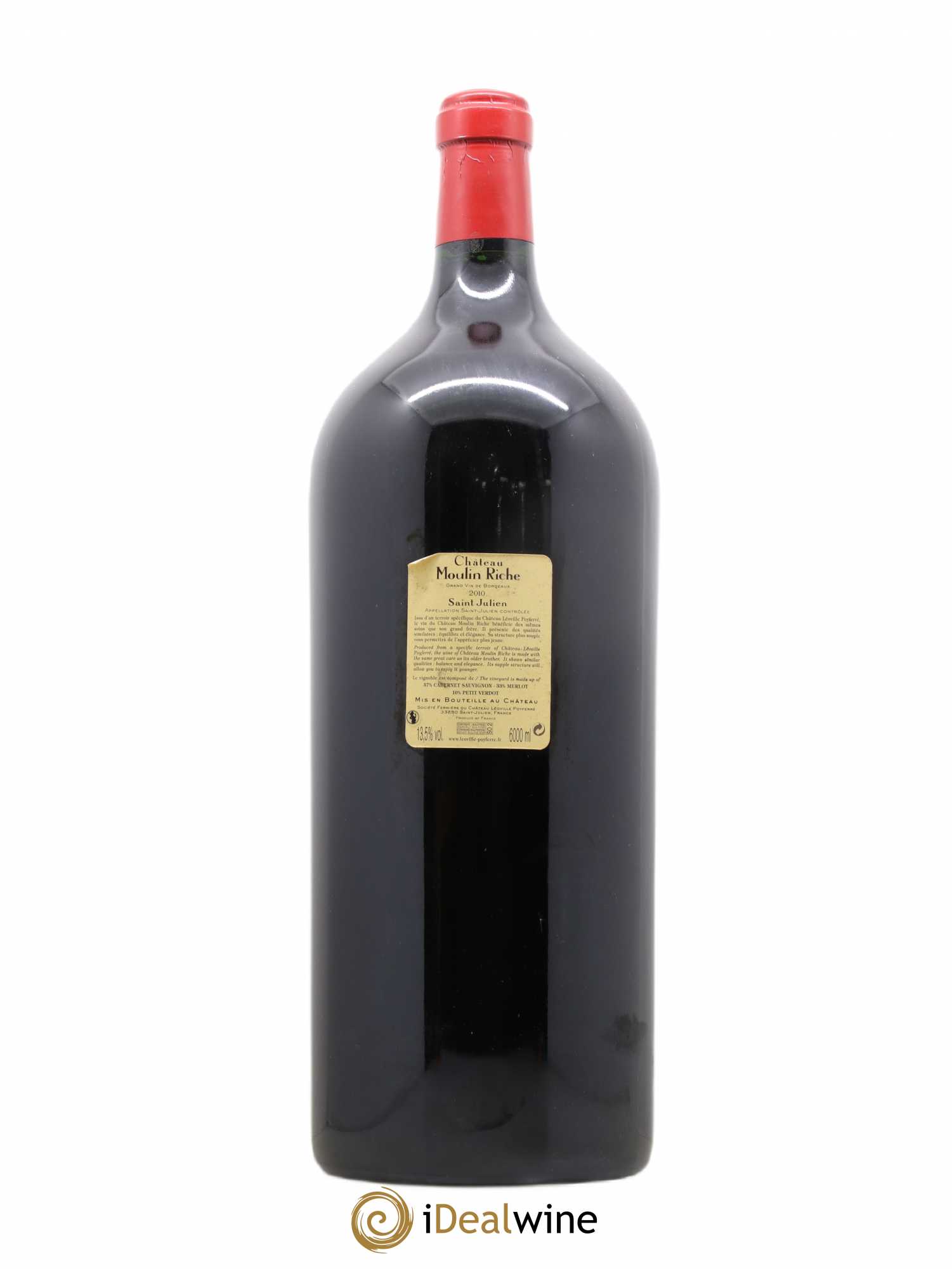 Château Moulin Riche 2010 - Lot de 1 impériale - 1