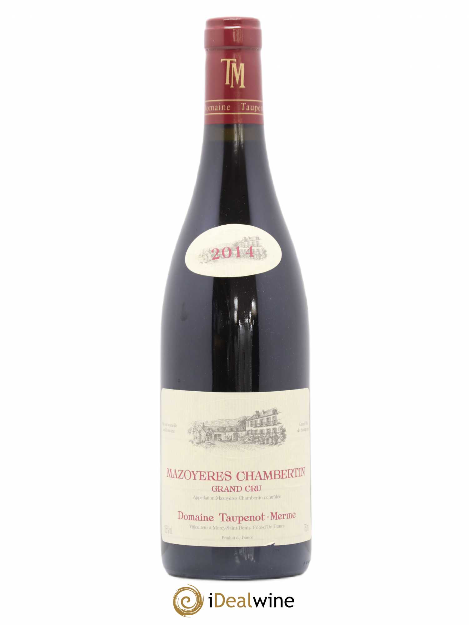 Mazoyères-Chambertin Grand Cru Domaine Taupenot Merme 2014 - Lot de 1 bouteille - 0