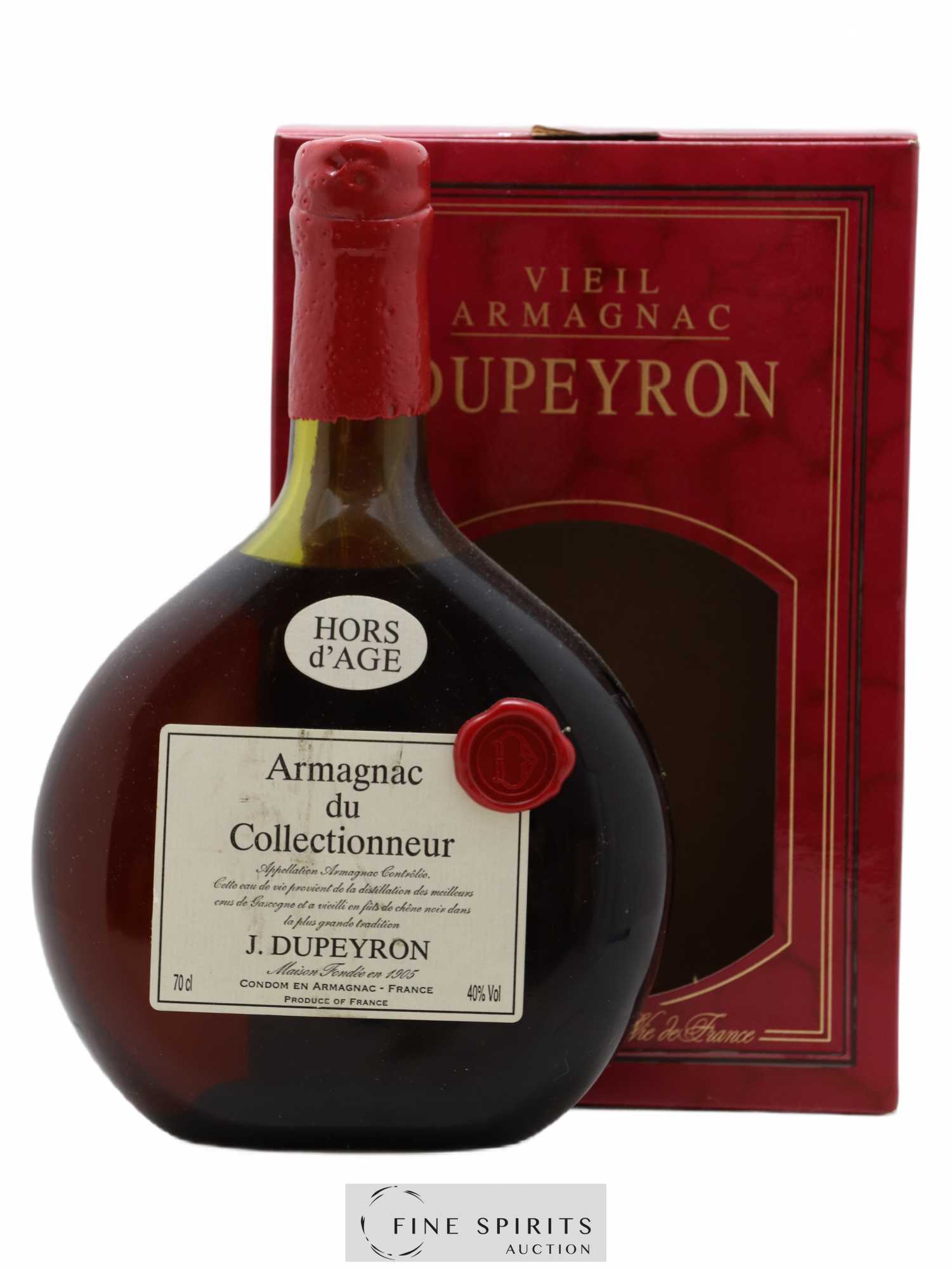 J. Dupeyron Of. Hors d'Age Armagnac du Collectionneur - Lot de 1 bouteille - 0