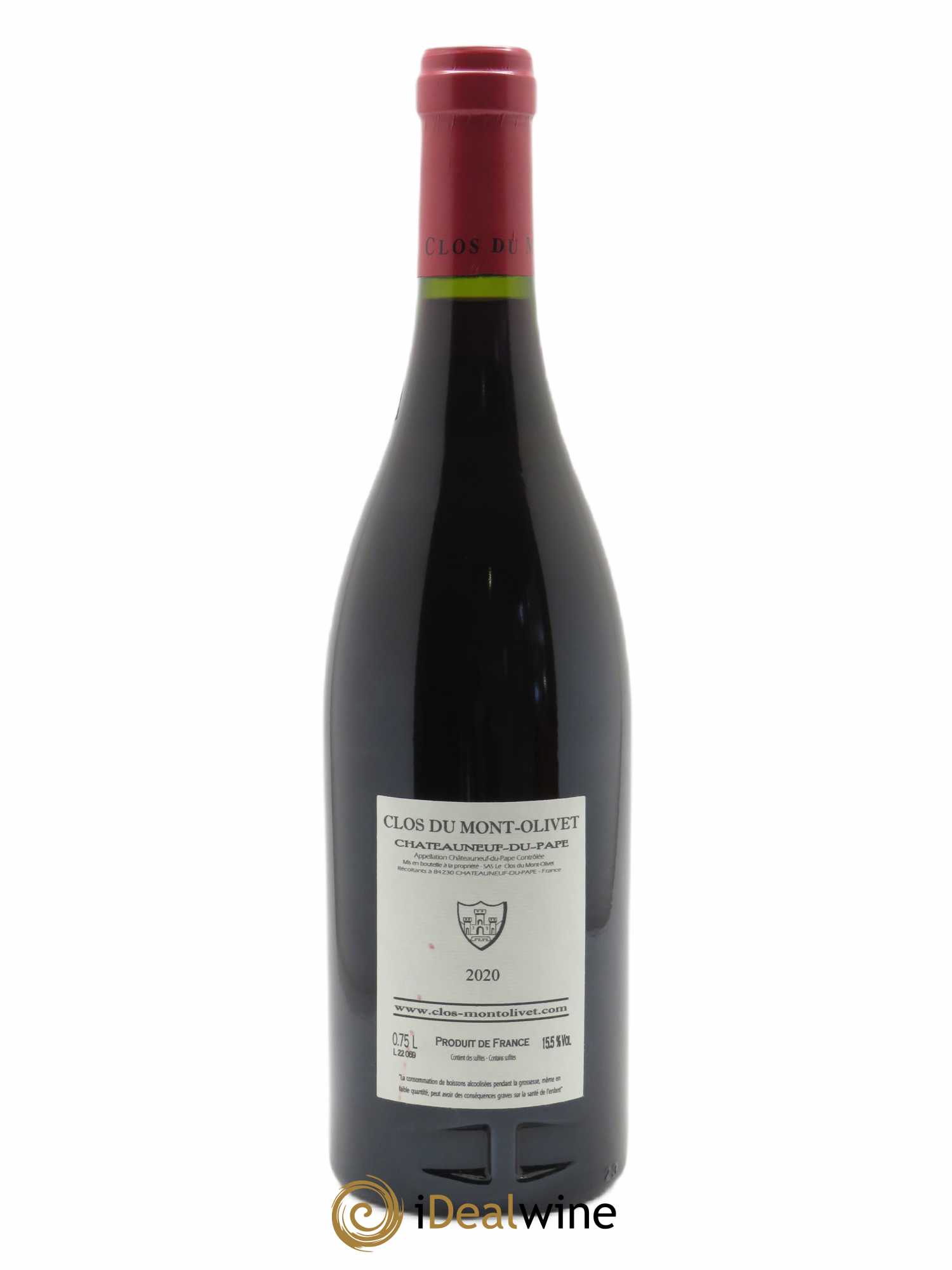 Châteauneuf-du-Pape Clos du Mont-Olivet 2020 - Posten von 1 Flasche - 1