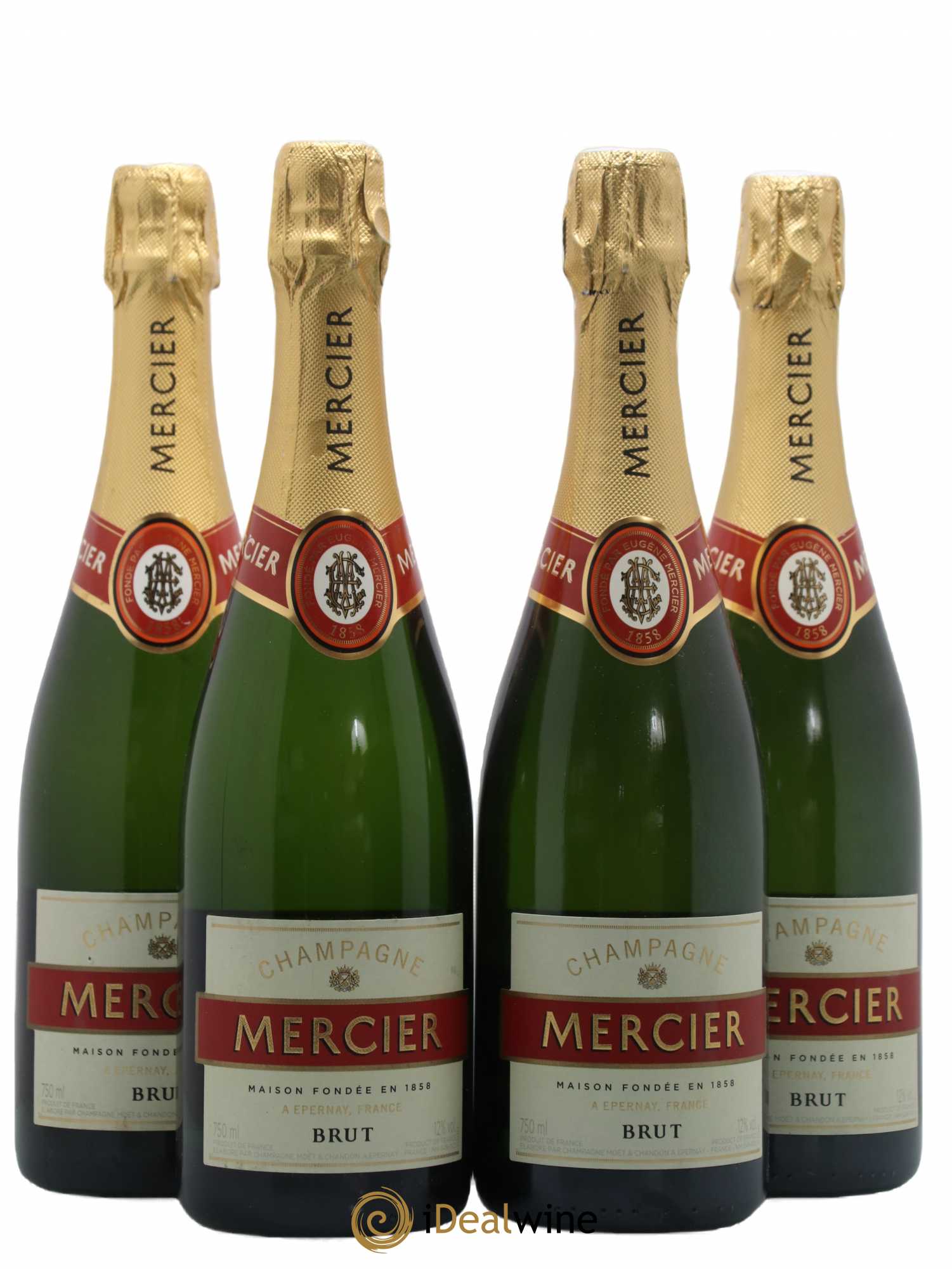 Champagne Mercier Brut - Lot de 4 bouteilles - 0