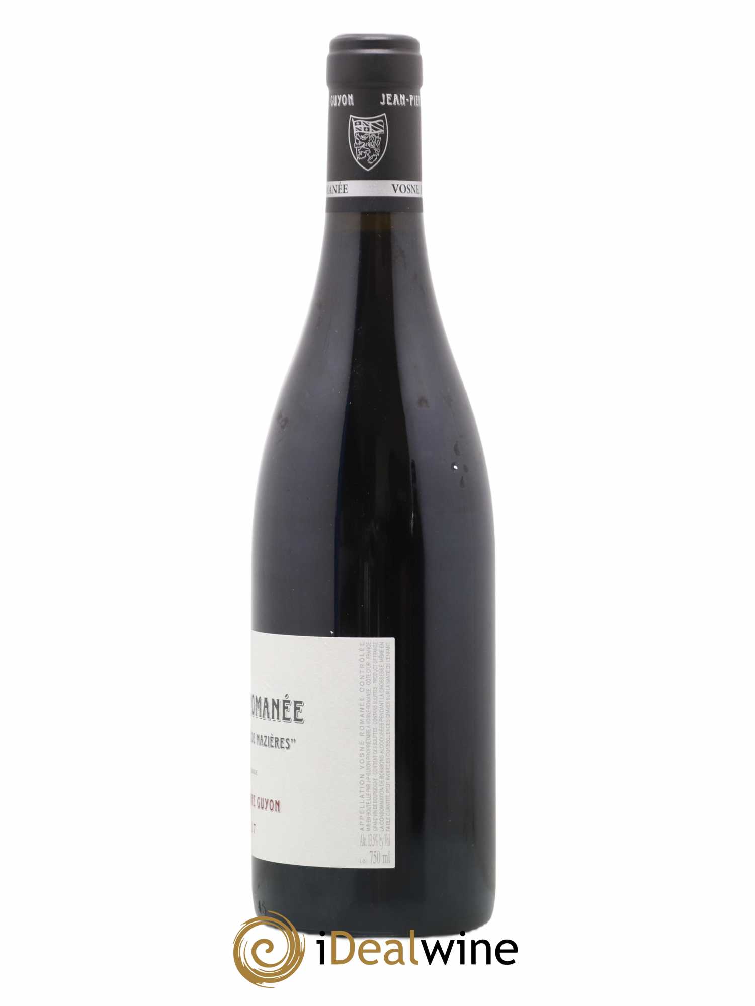 Vosne-Romanée Les Charmes de Mazieres Jean-Pierre Guyon 2017 - Lot de 1 bouteille - 1