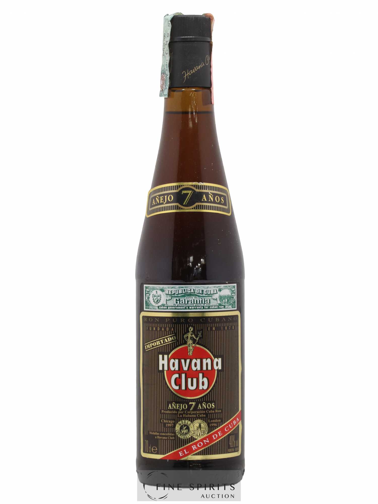 Havana Club 7 years Of. Anejo - Lot de 1 bouteille - 0