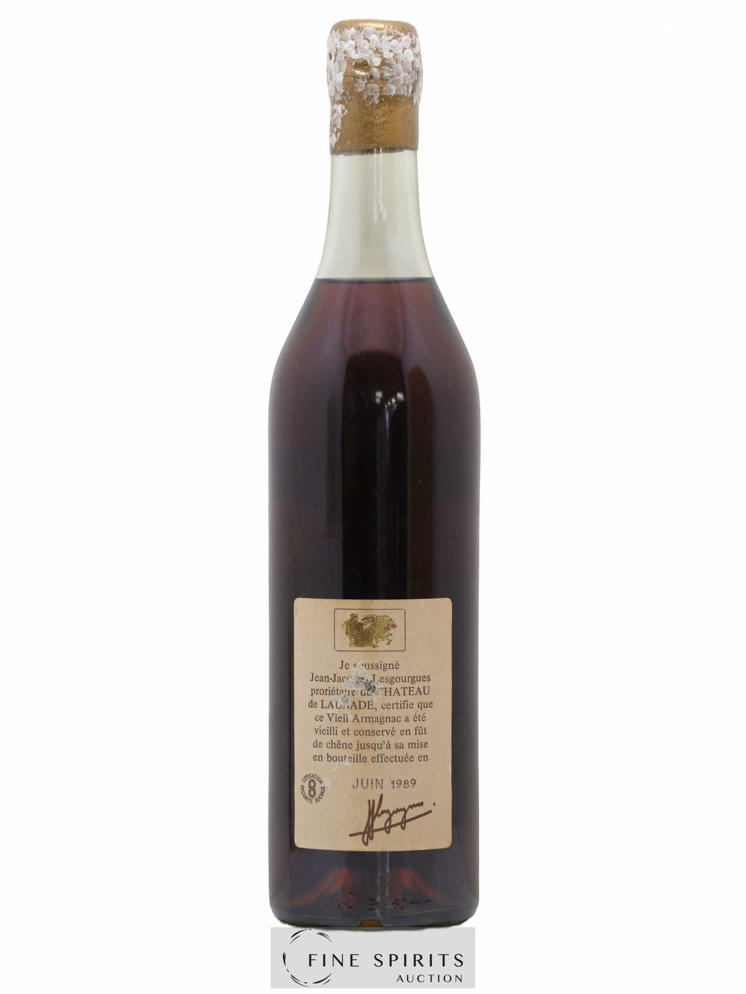 Château de Laubade 1976 Of. - Posten von 1 Flasche - 2